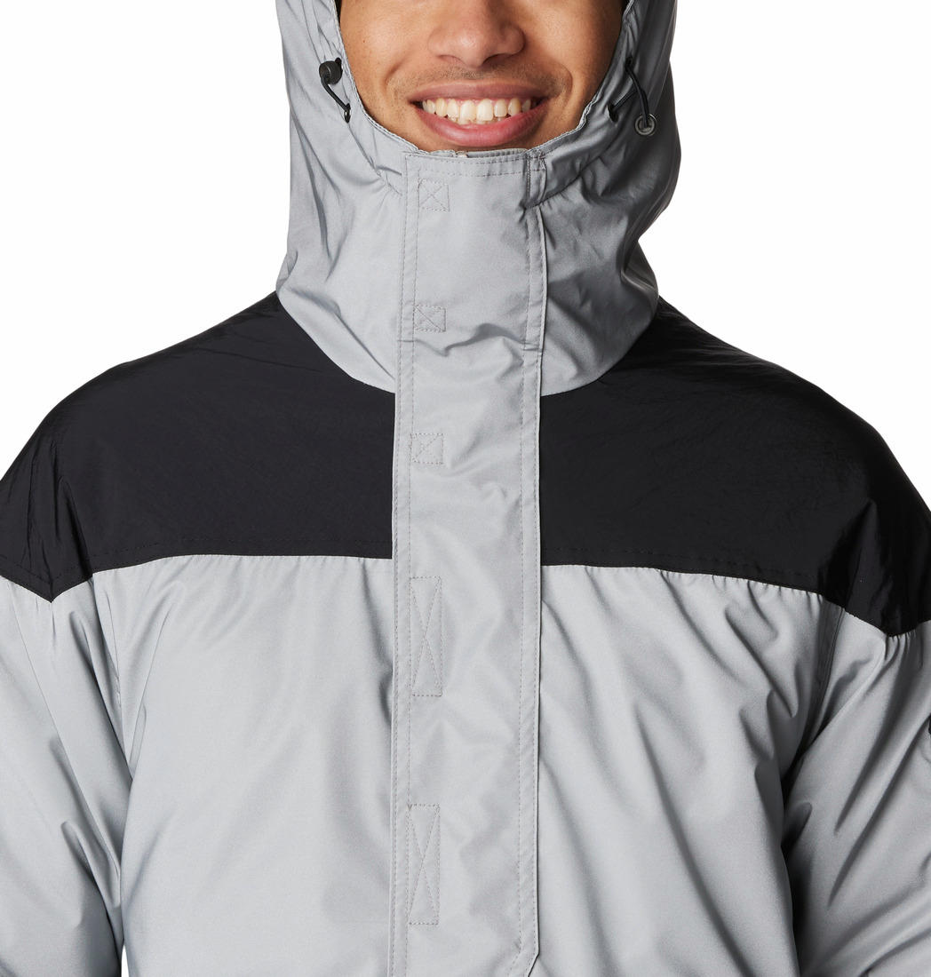 Columbia Men Grey Challenger Remastered Pullover Jacket