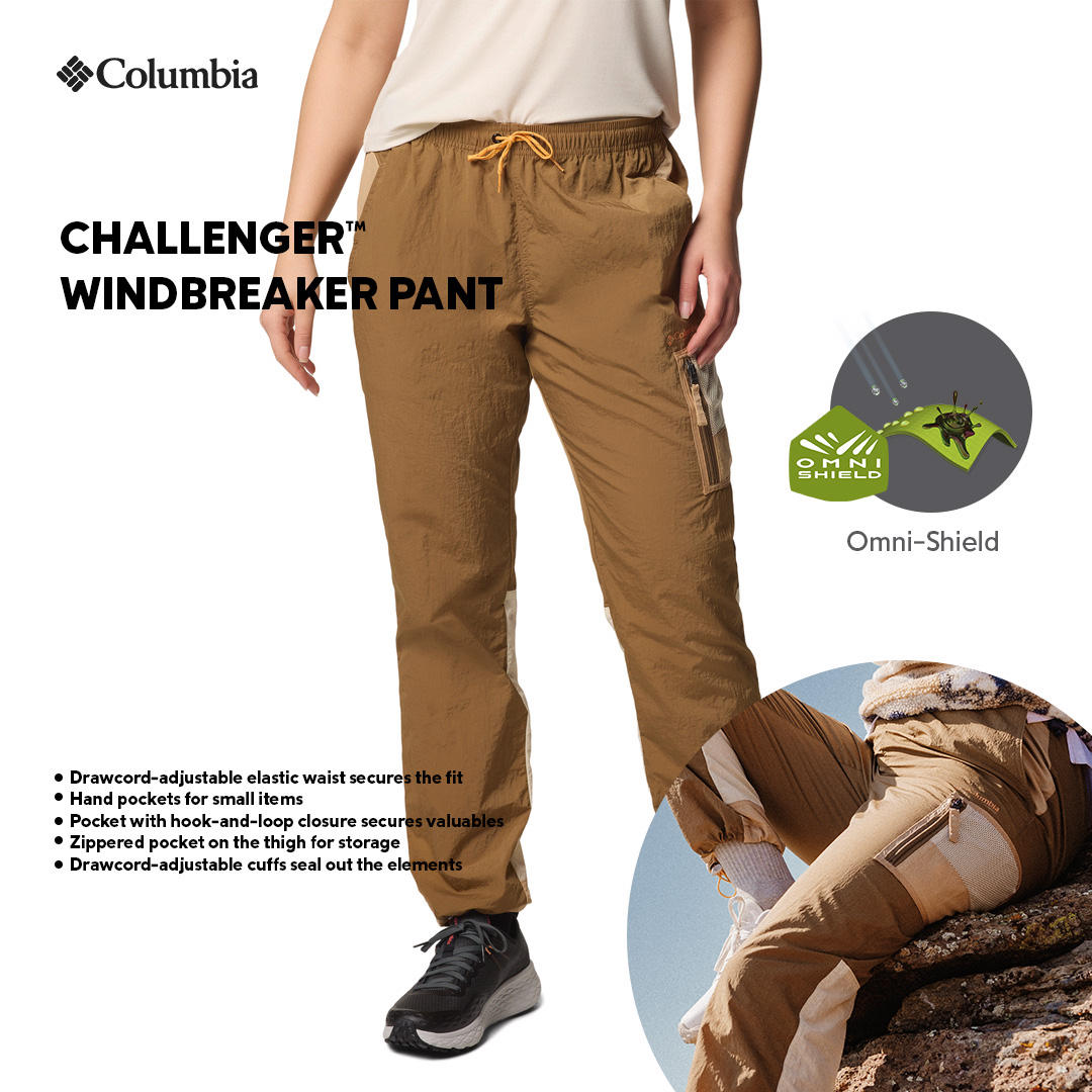Columbia Men Brown Challenger Windbreaker Pant