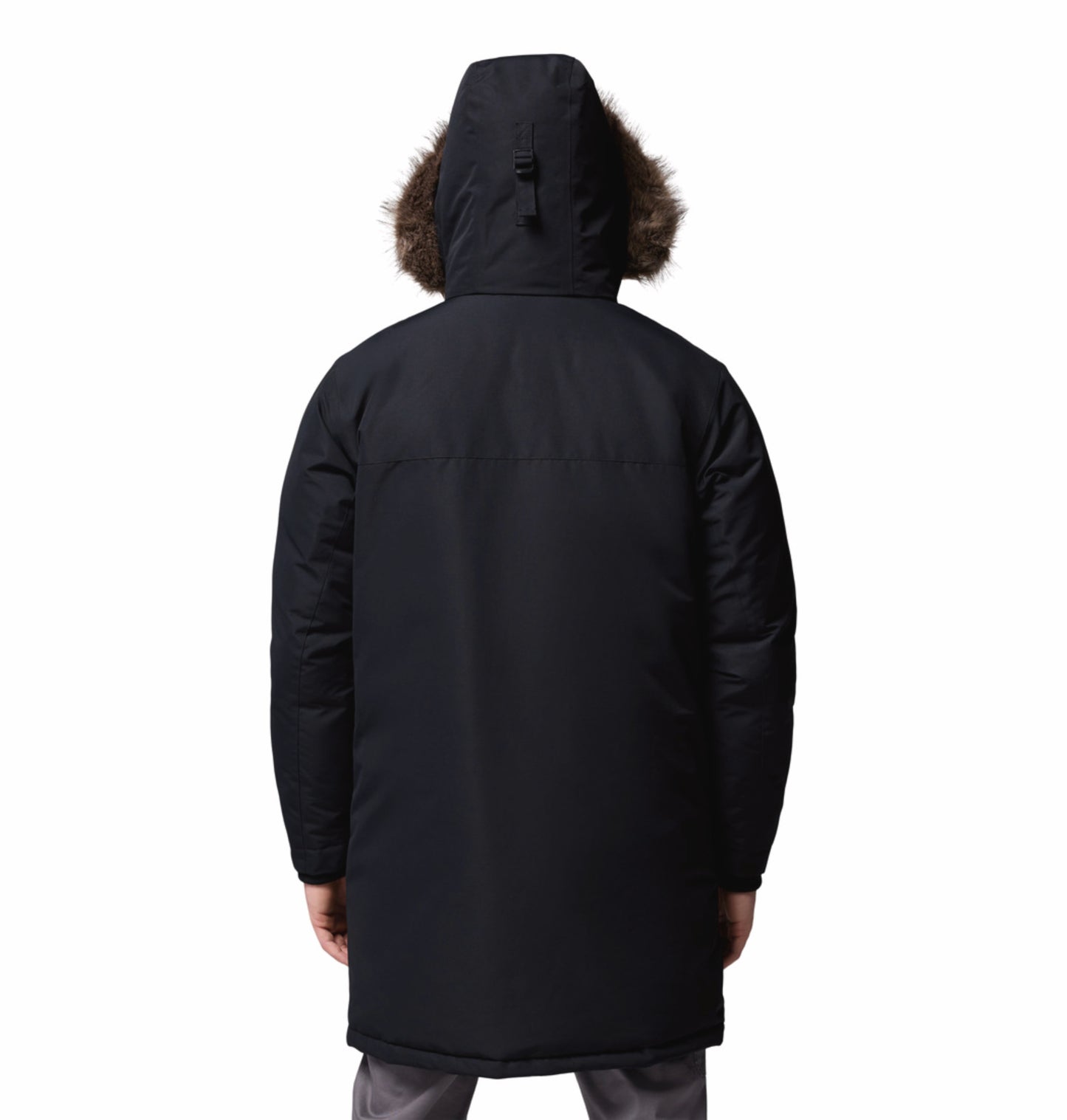 Columbia Men Black Omni-Heat Inifnity Cape Ridge Parka Hooded Down Jacket