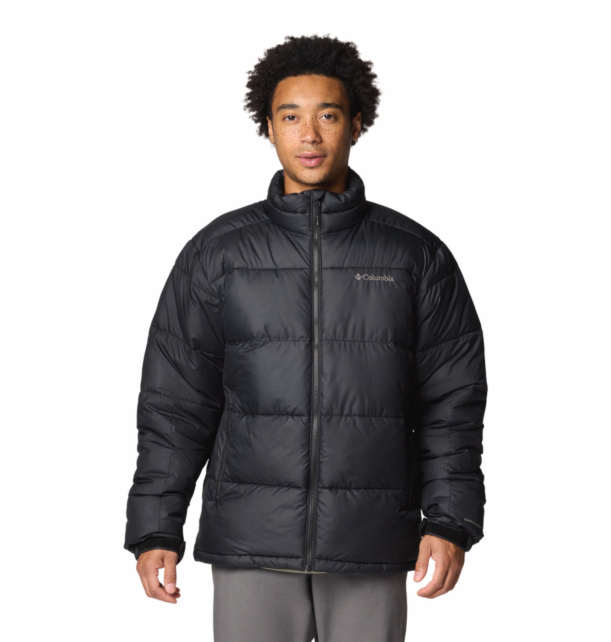 men black omni heat reflective pike lake ii down jacket