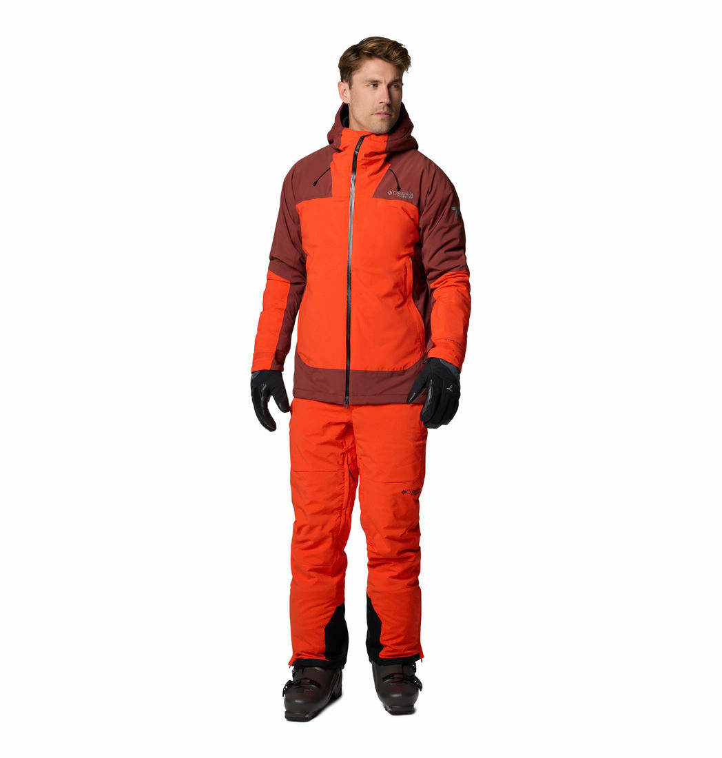 Columbia Mens Orange Cirque Bowl Pant