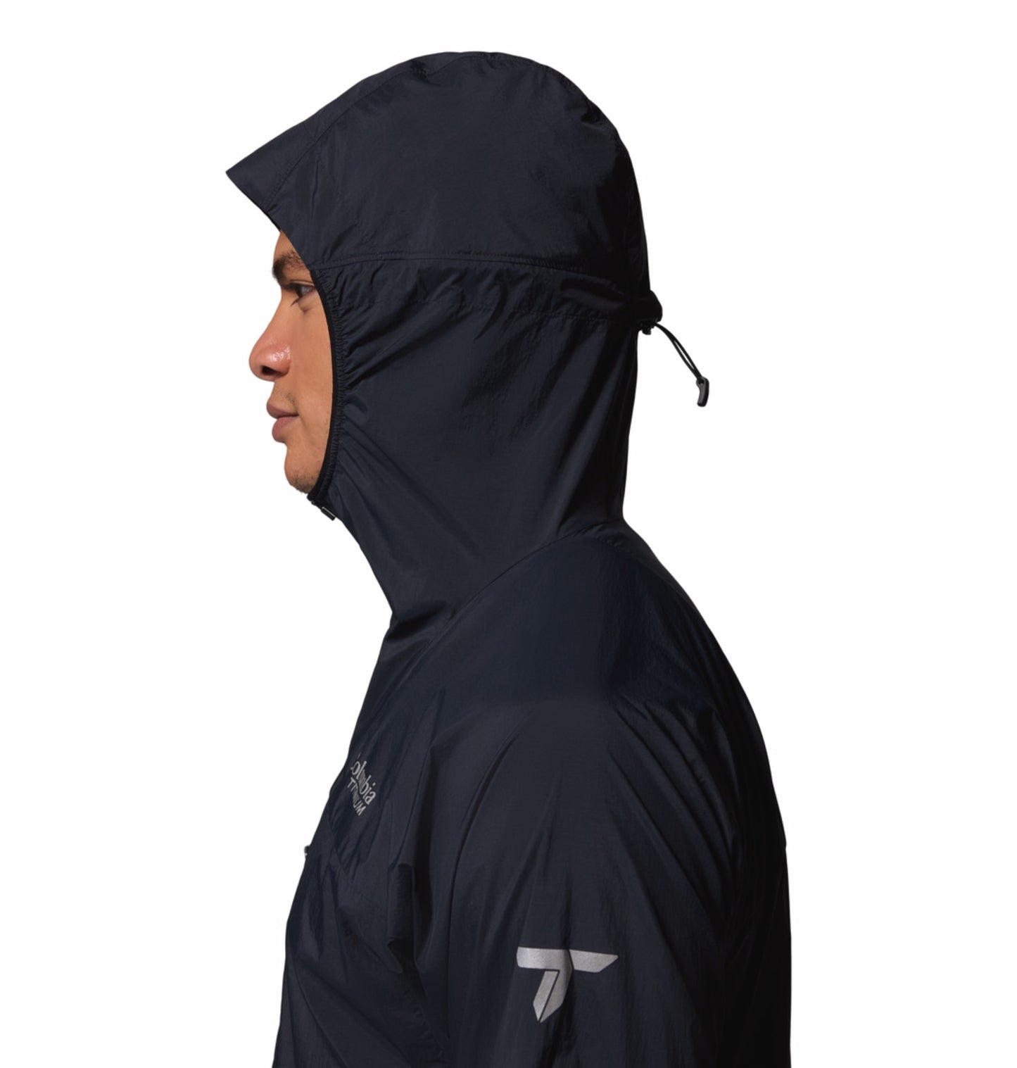 Columbia Men's Black Omni-Shade Khyex Pro Windbreaker Jacket