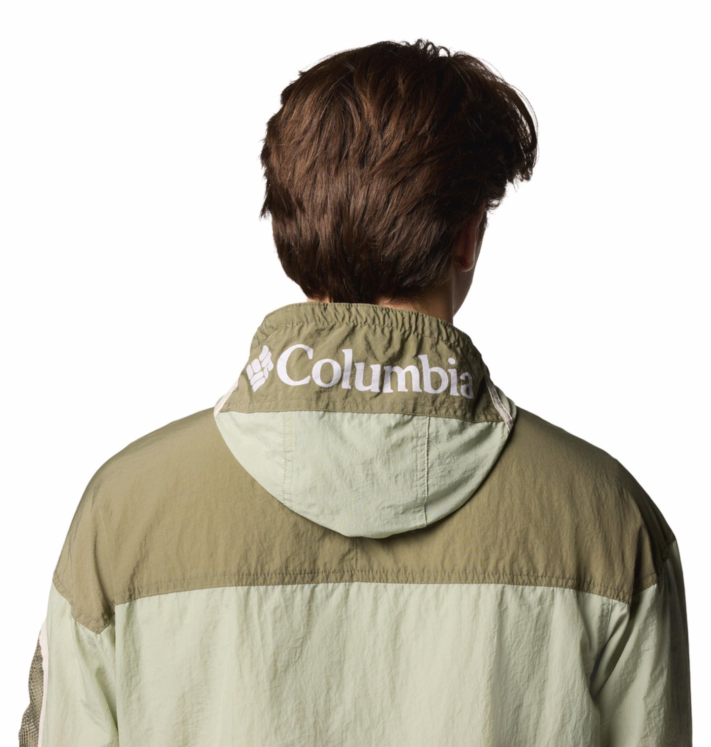 Columbia Mens Green Omni-Shield Challenger II Wind and Water Resistant Jacket