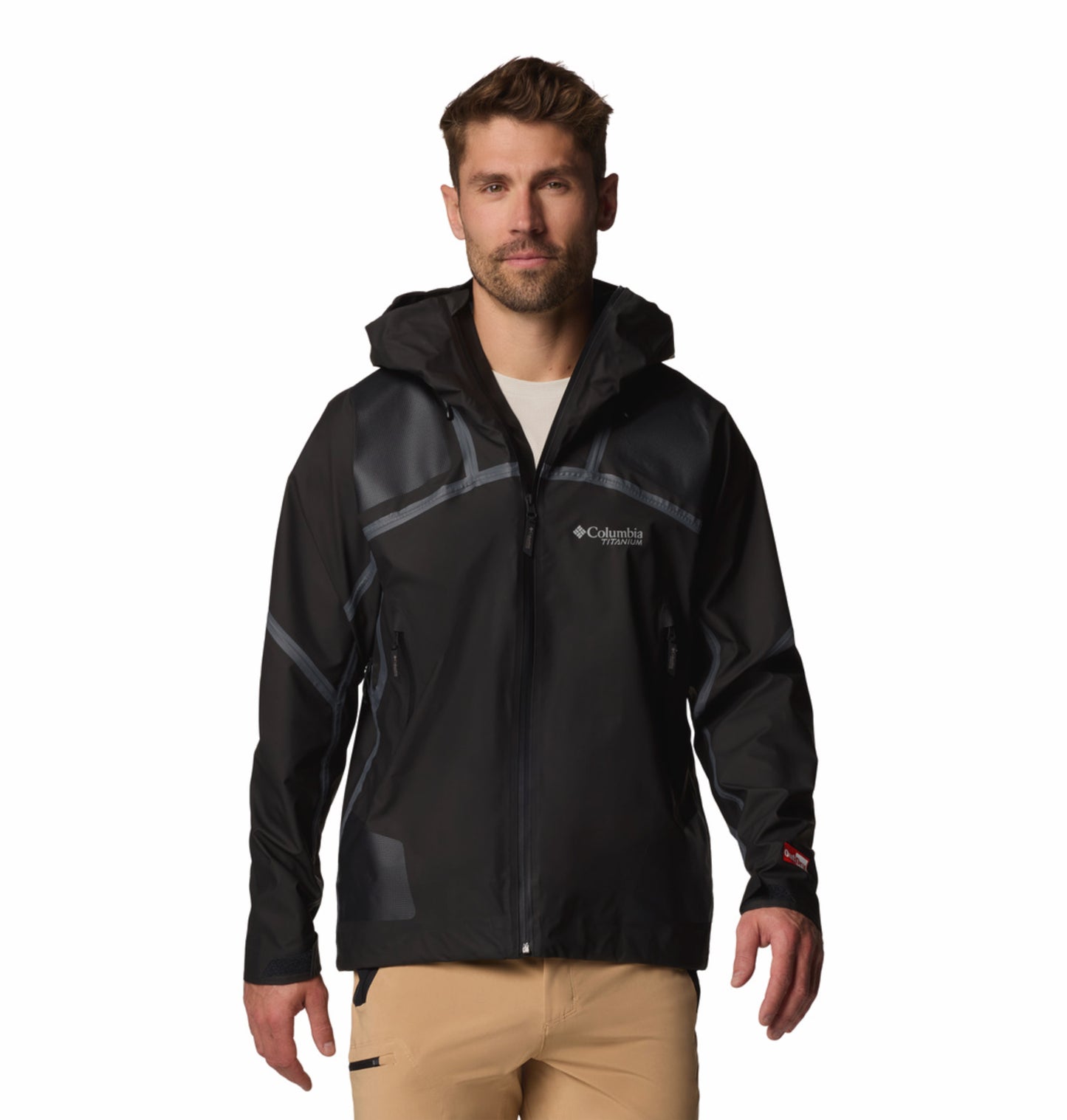 Columbia Men Black OutDry Extreme Whistler Peak Shell Rain Jacket