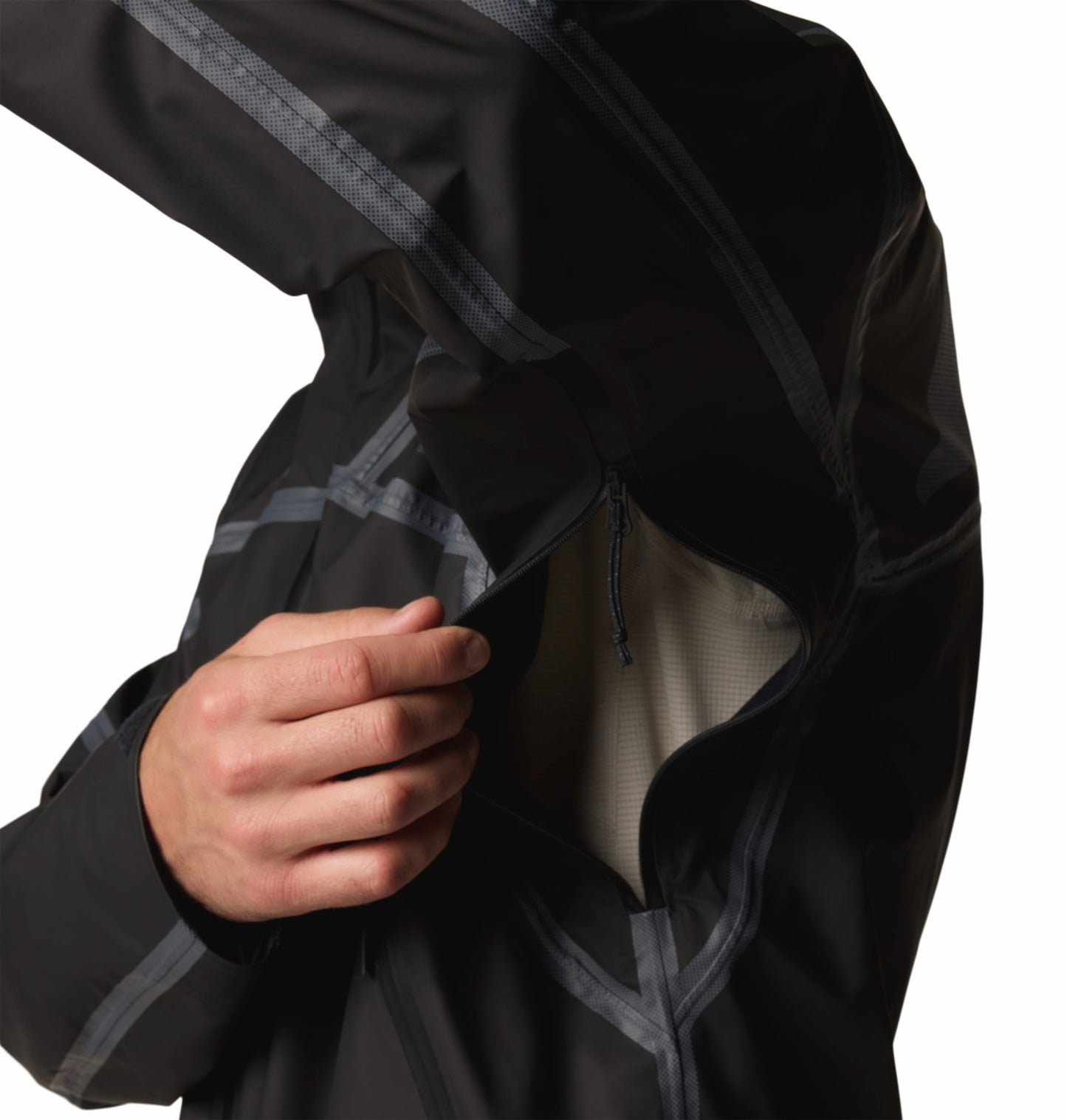 Columbia Men Black OutDry Extreme Whistler Peak Shell Rain Jacket