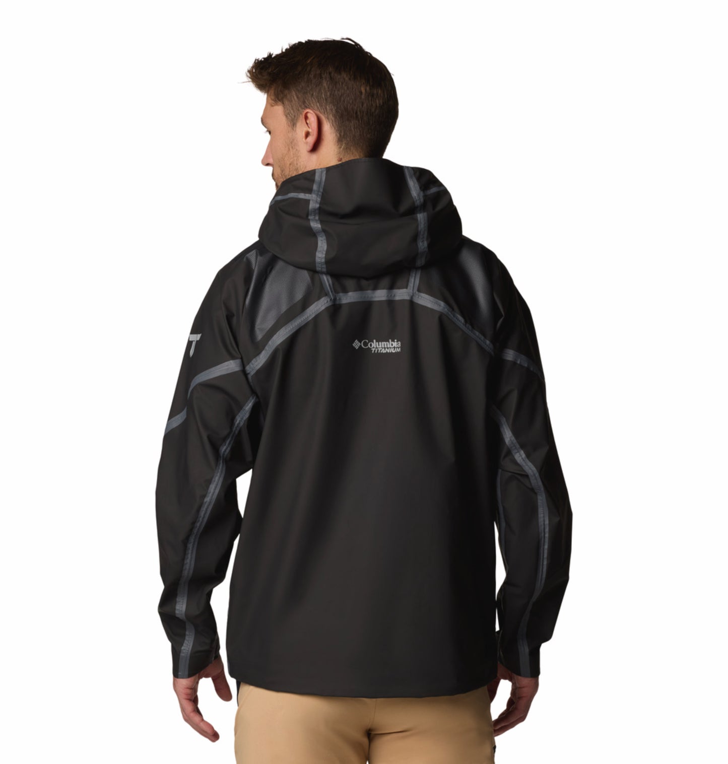 Columbia Men Black OutDry Extreme Whistler Peak Shell Rain Jacket