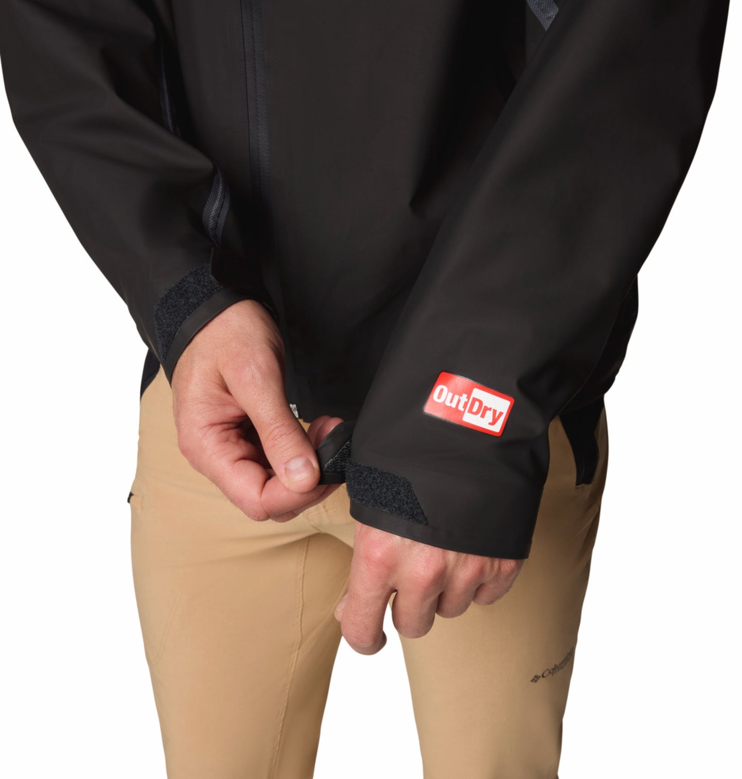 Columbia Men Black OutDry Extreme Whistler Peak Shell Rain Jacket