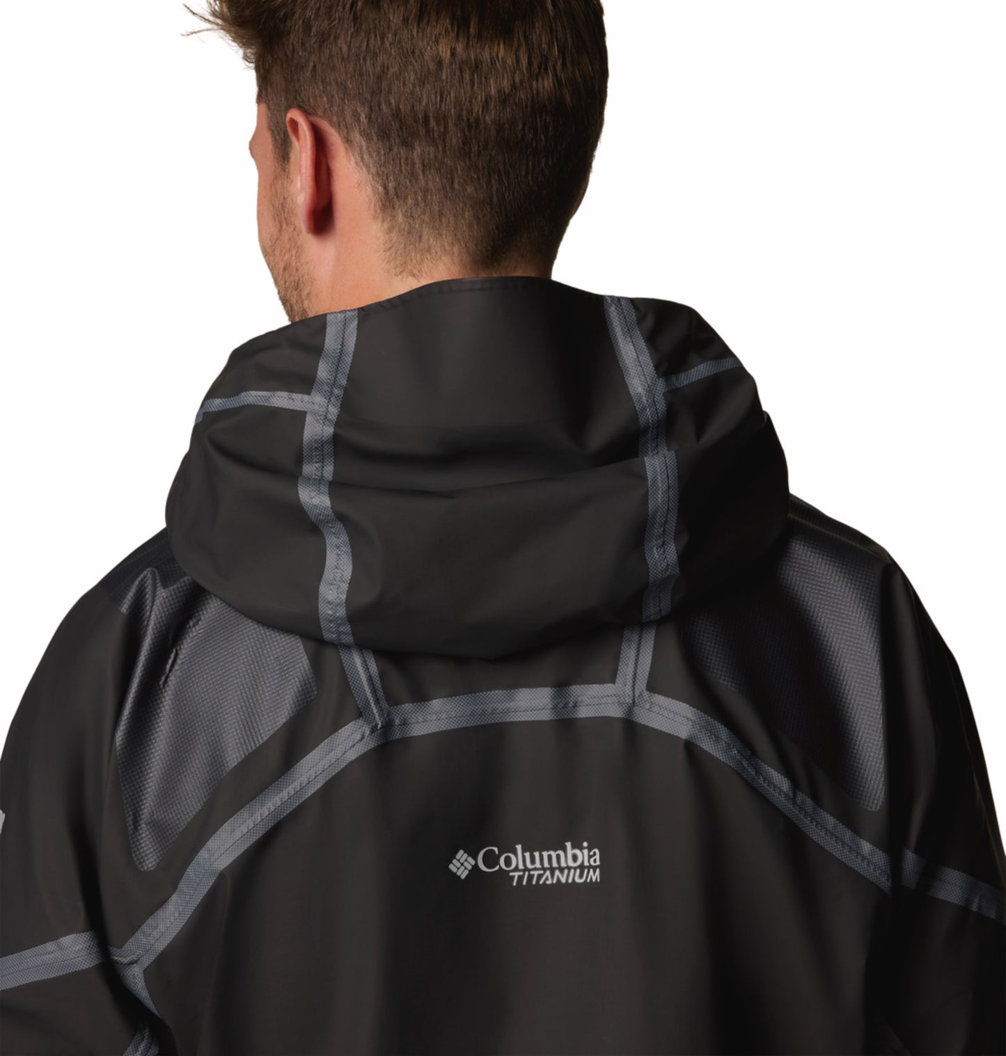 Columbia Men Black OutDry Extreme Whistler Peak Shell Rain Jacket