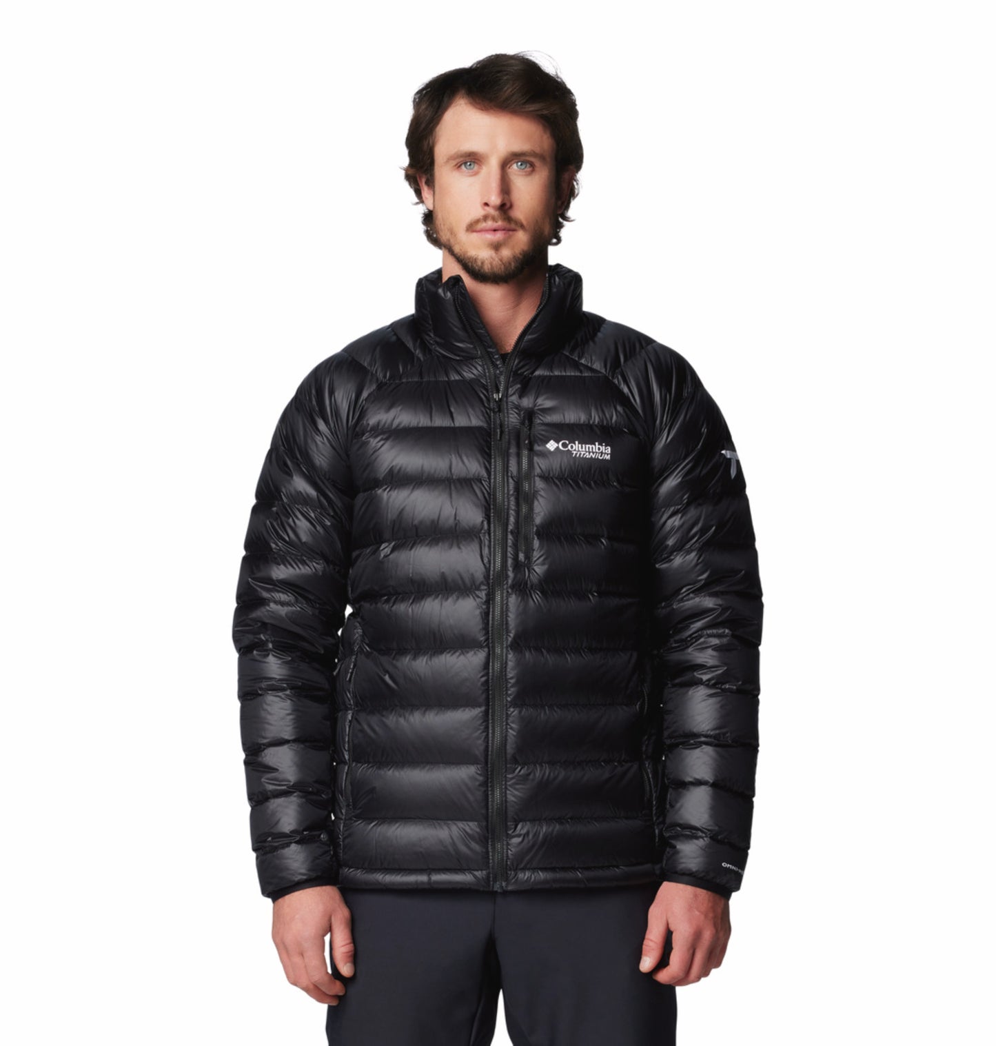 Columbia Men Black Omni-Heat Arctic Arctic Crest Down Jacket