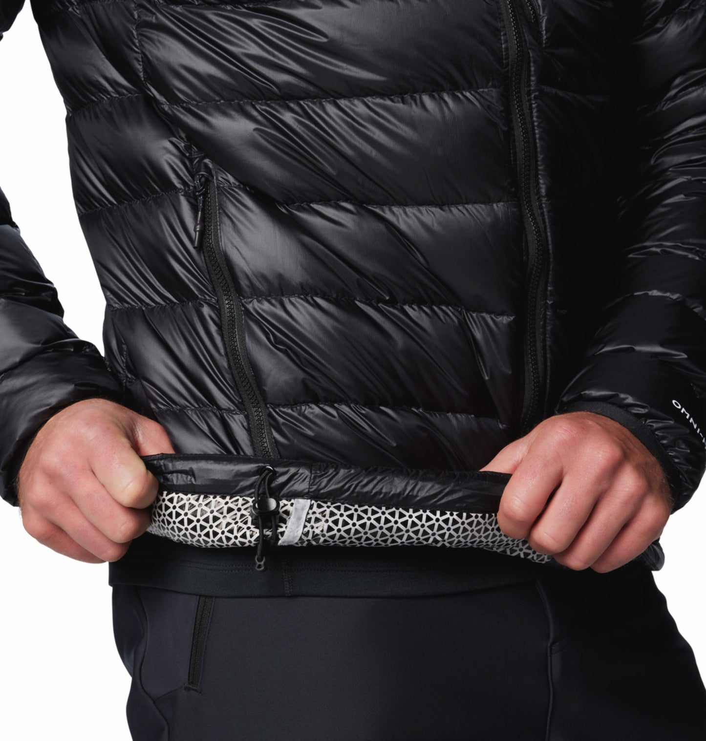 Columbia Men Black Omni-Heat Arctic Arctic Crest Down Jacket