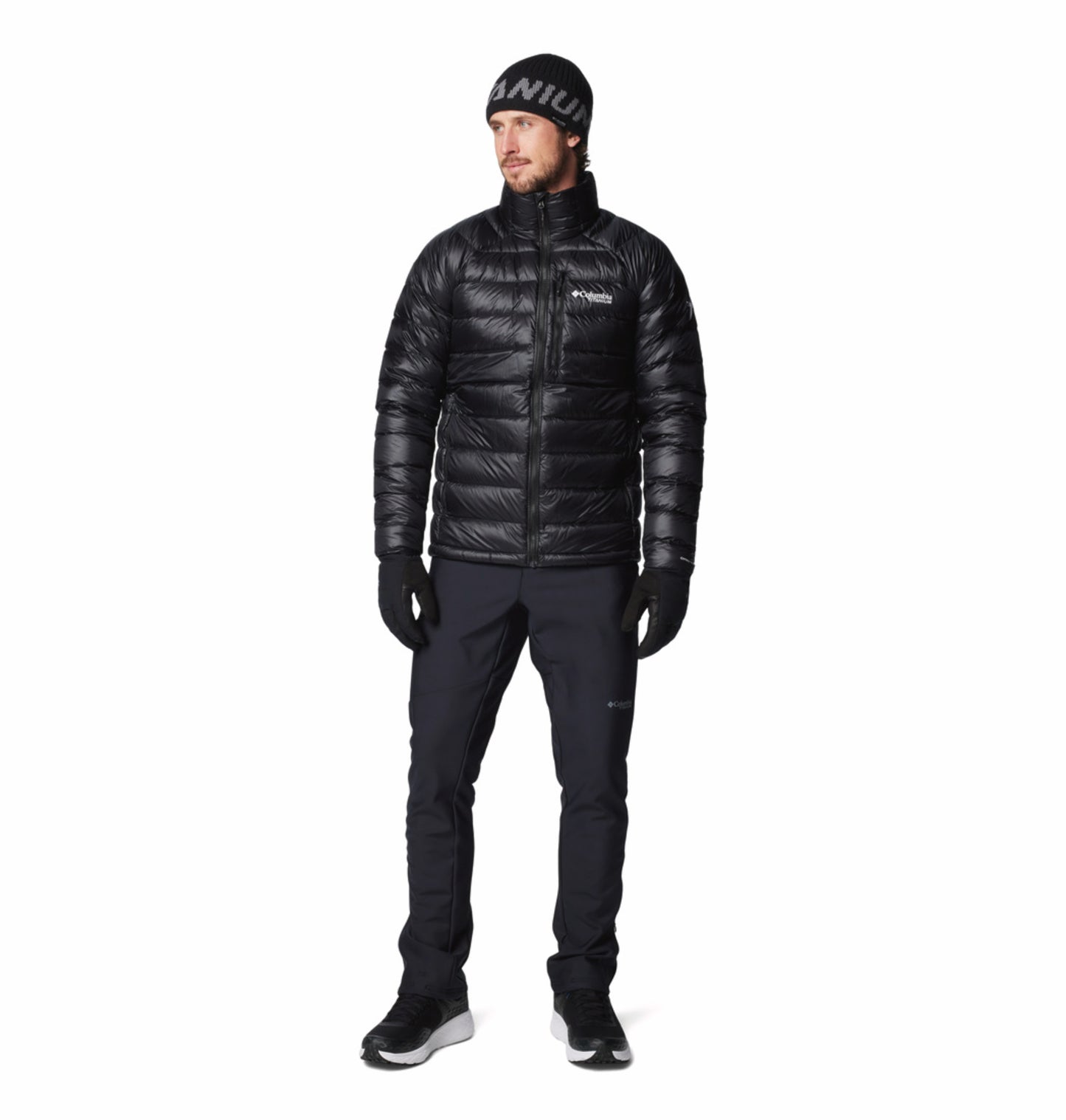 Columbia Men Black Omni-Heat Arctic Arctic Crest Down Jacket