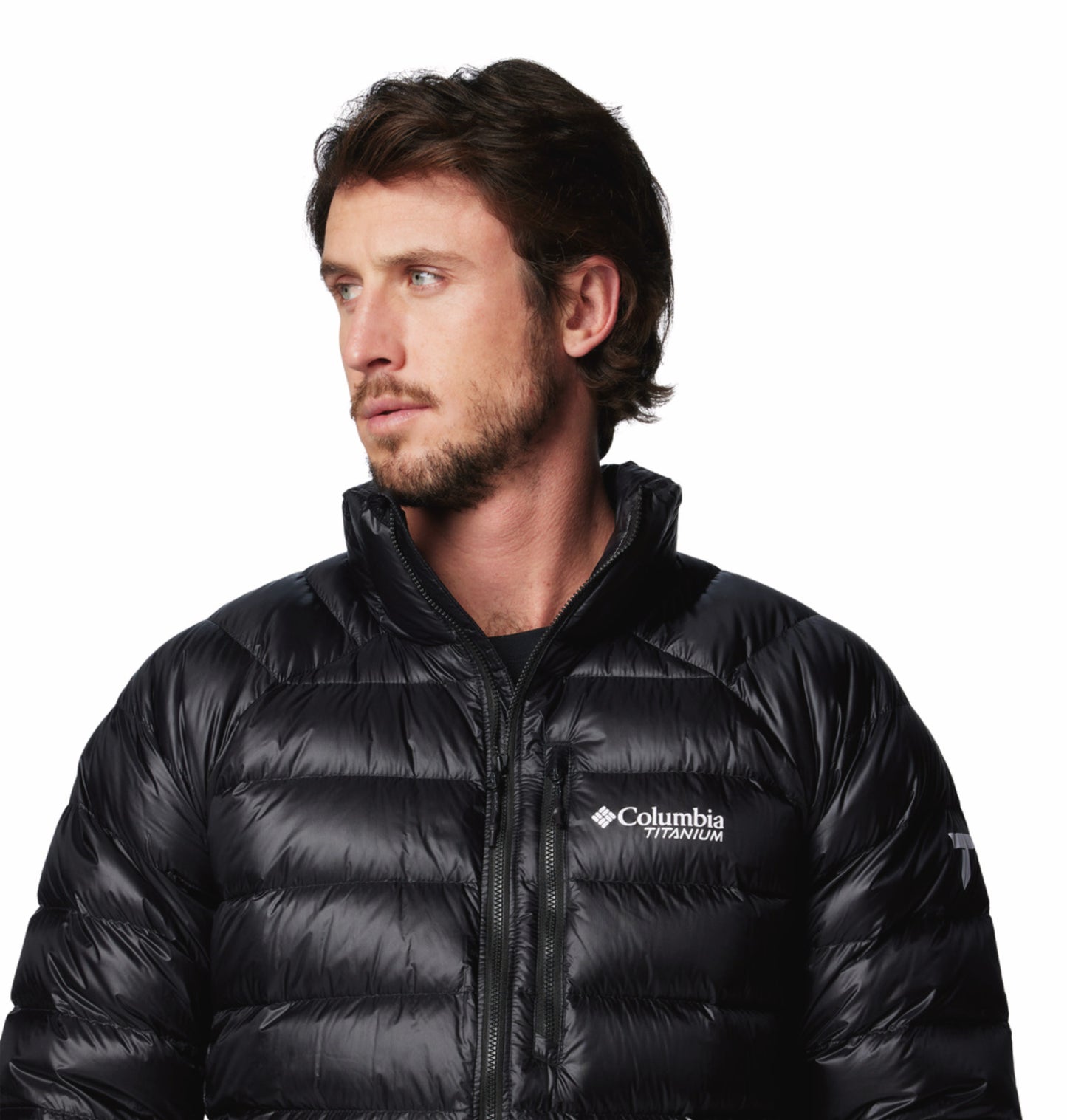Columbia Men Black Omni-Heat Arctic Arctic Crest Down Jacket
