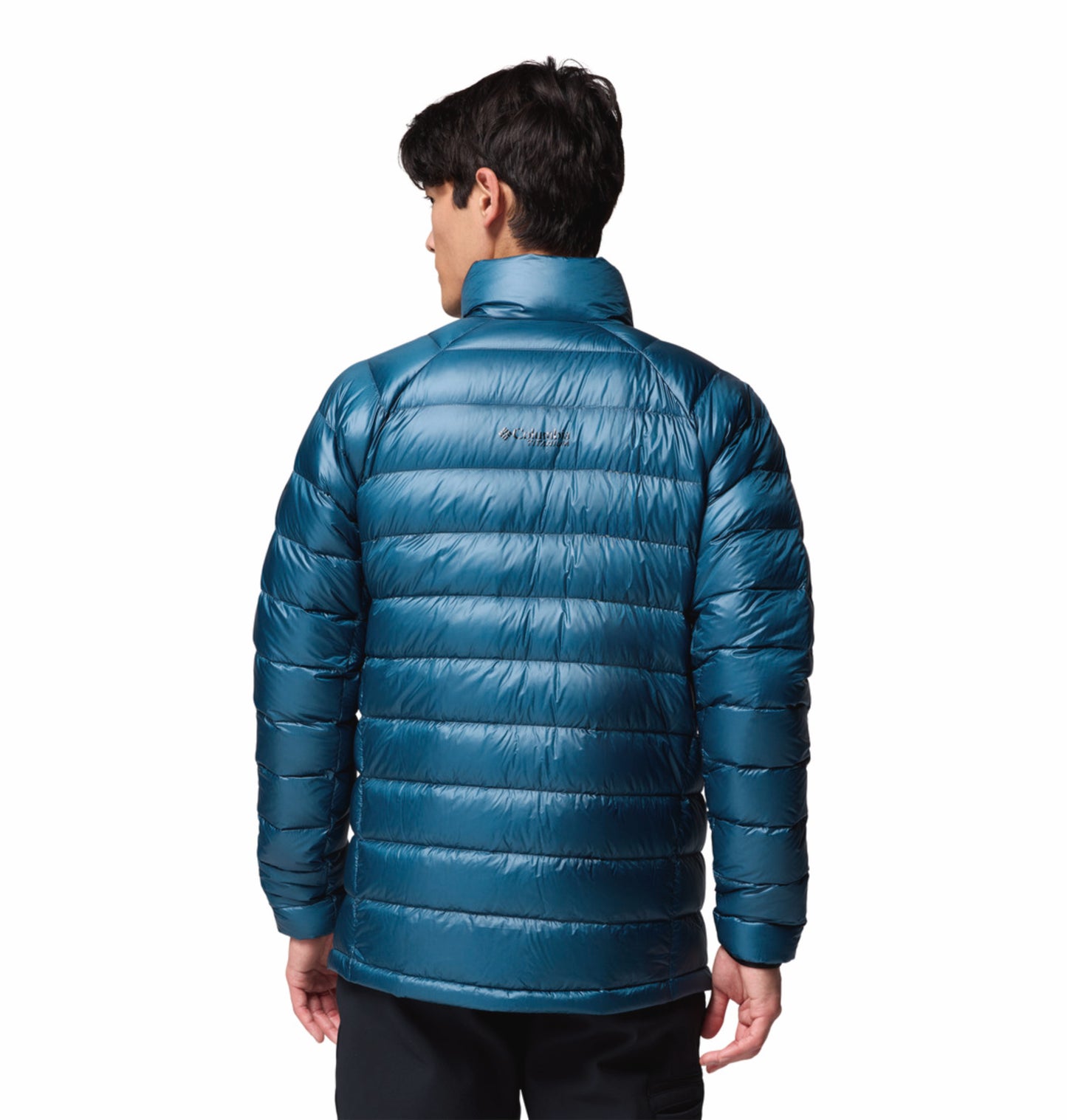 Columbia Men Blue Omni-Heat Arctic Arctic Crest Down Jacket