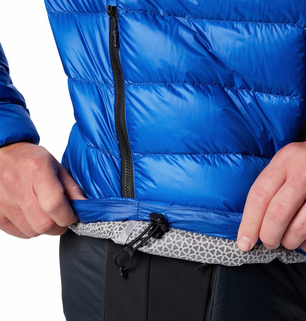 Columbia Mens Blue Arctic Crest Down Jacket
