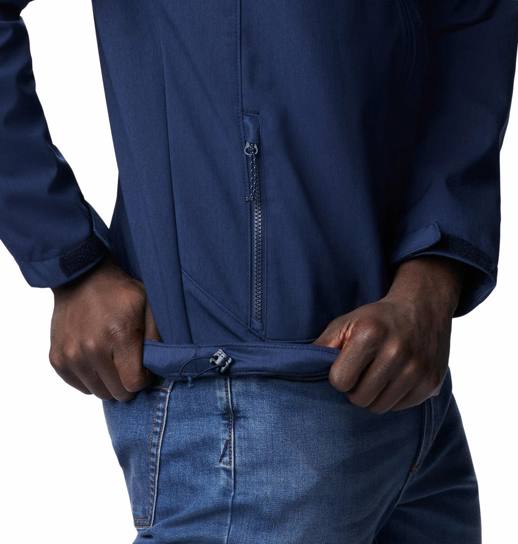 Columbia Men Blue Cruiser Valley Soft Shell Jacket