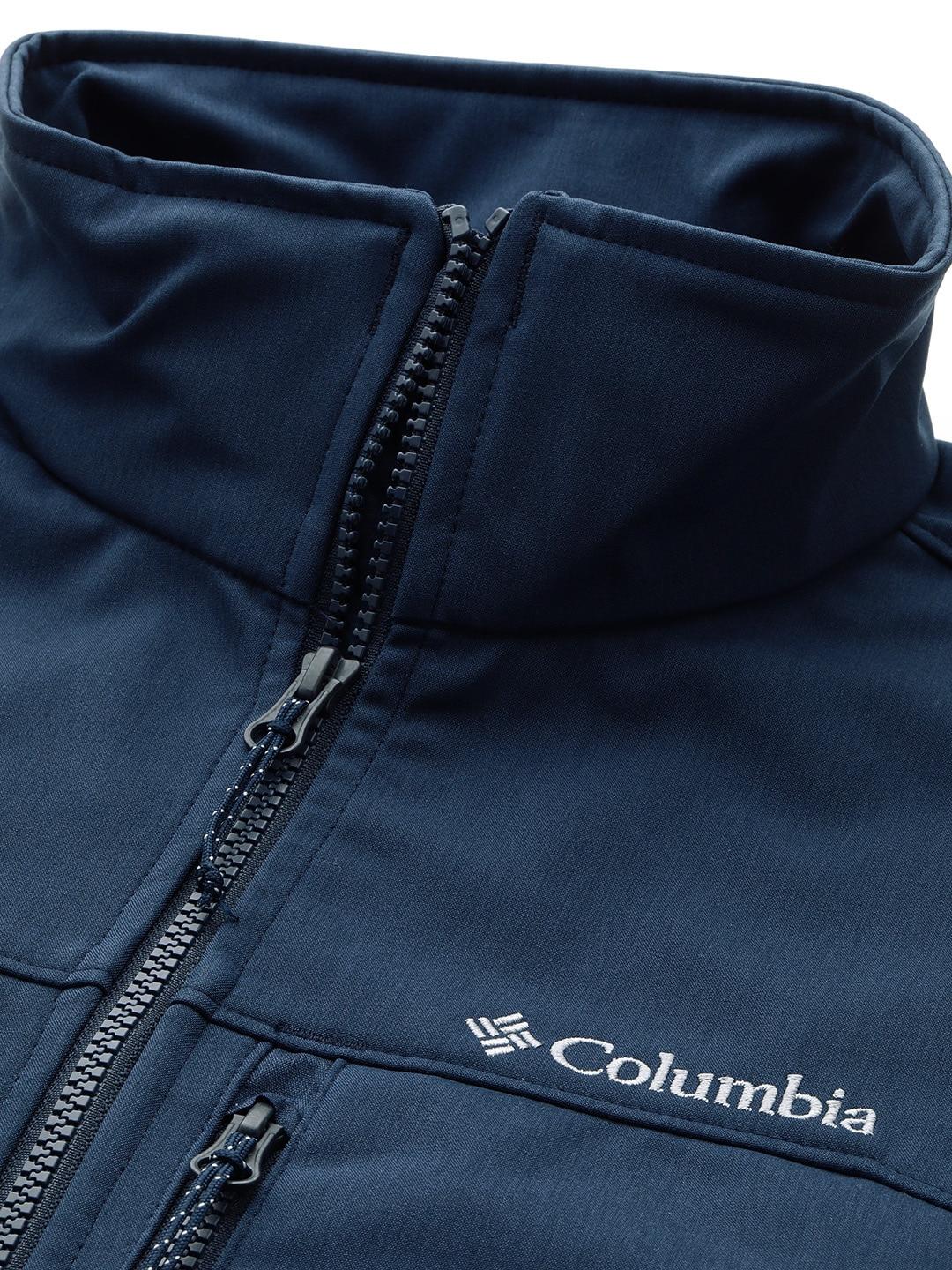 Columbia Men Blue Cruiser Valley Soft Shell Jacket