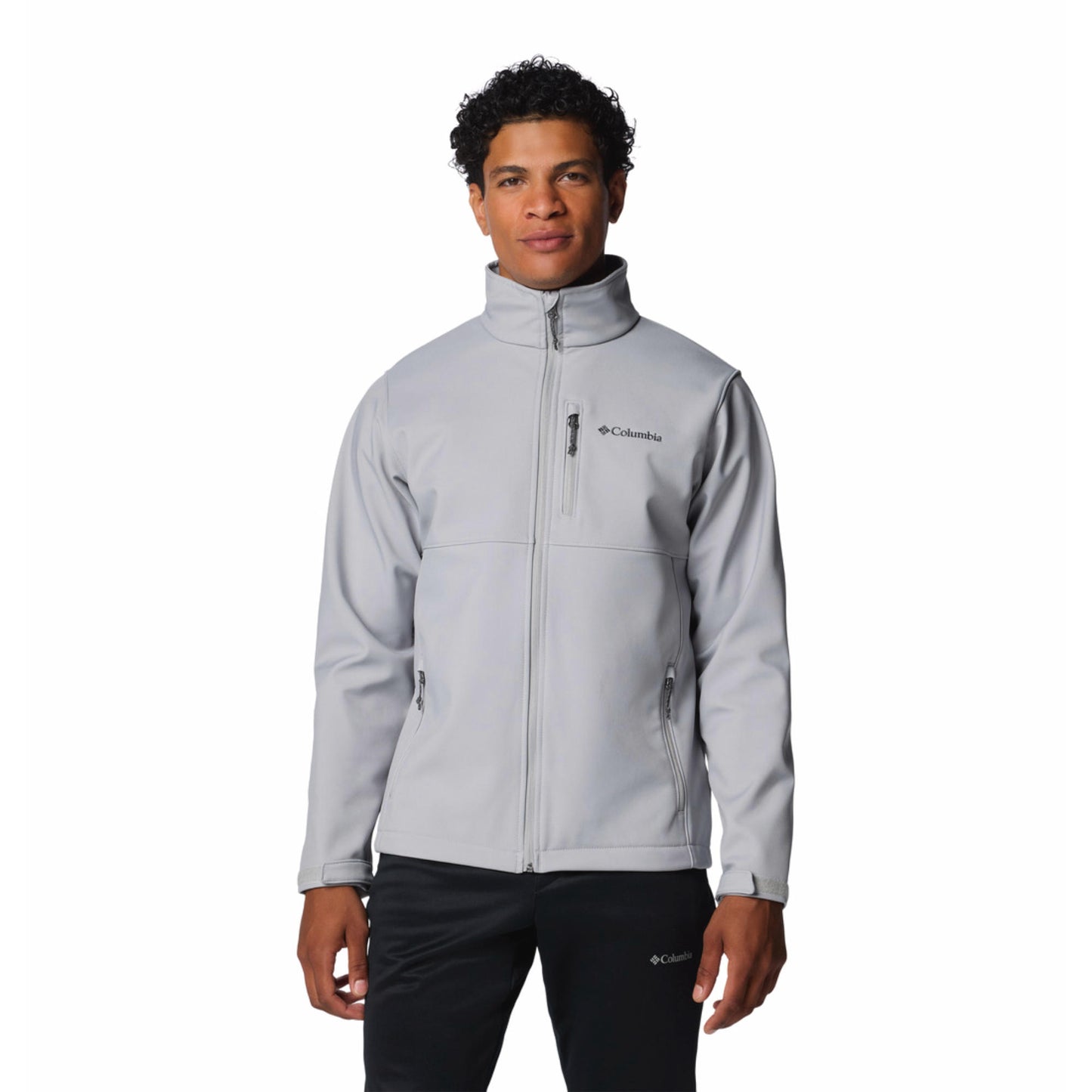 Columbia Men Grey Omni-Shield Ascender Softshell Jacket