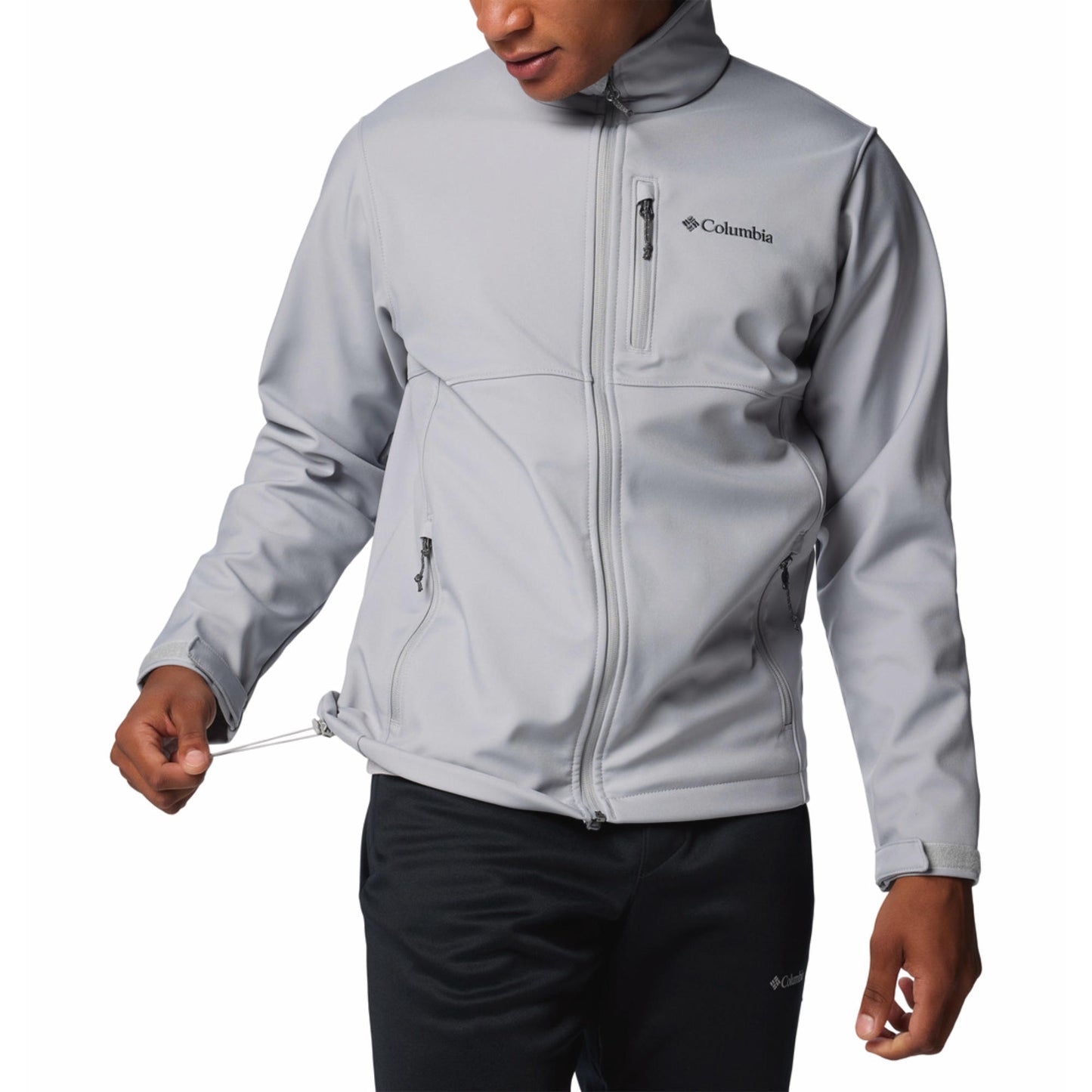 Columbia Men Grey Omni-Shield Ascender Softshell Jacket