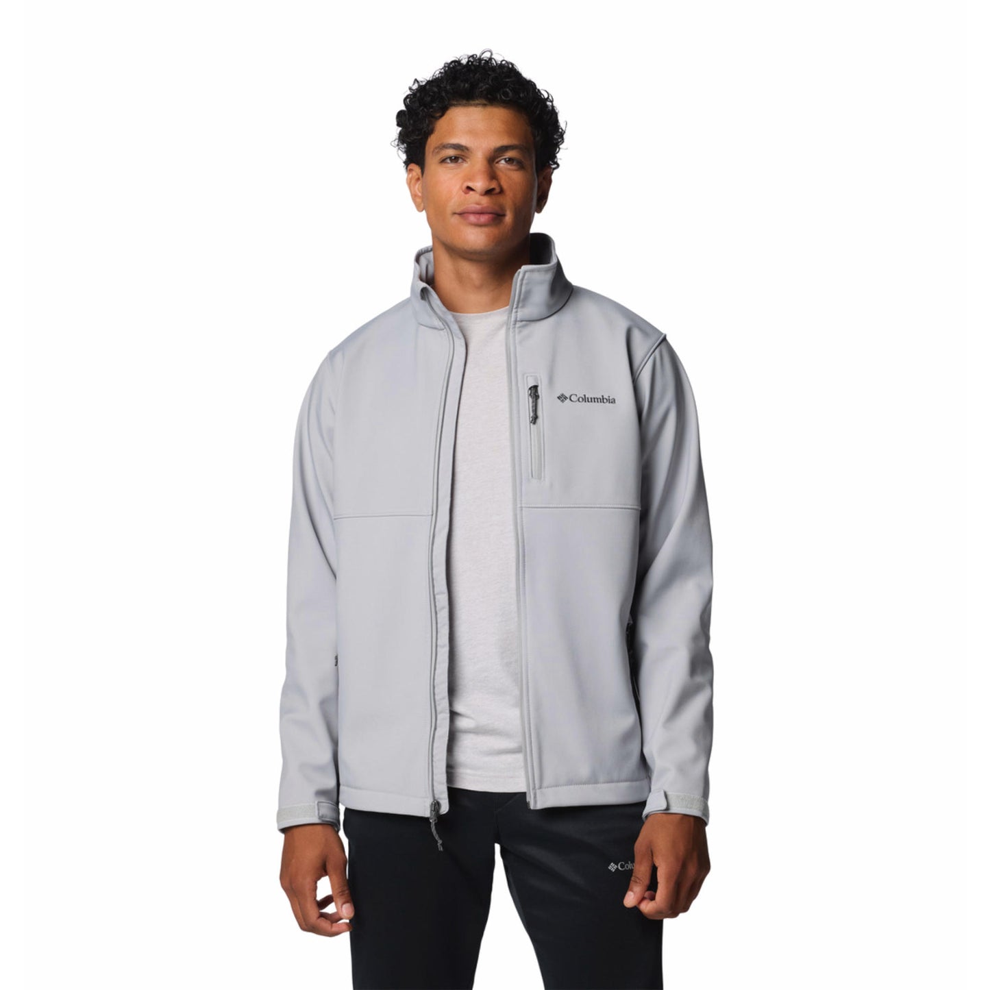 Columbia Men Grey Omni-Shield Ascender Softshell Jacket