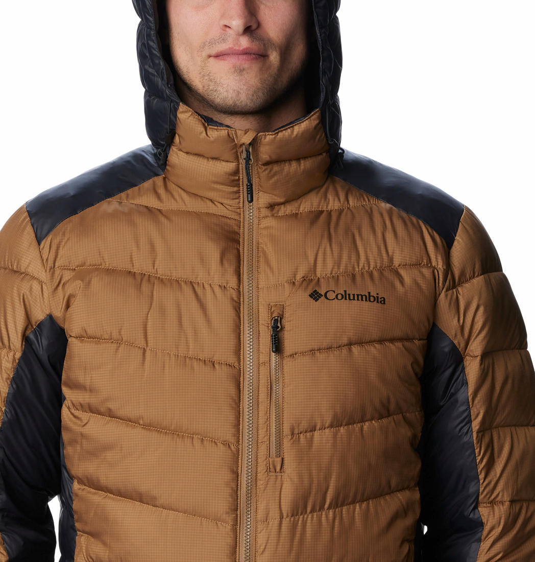 Columbia Men Brown Labyrinth Loop Hooded Jacket
