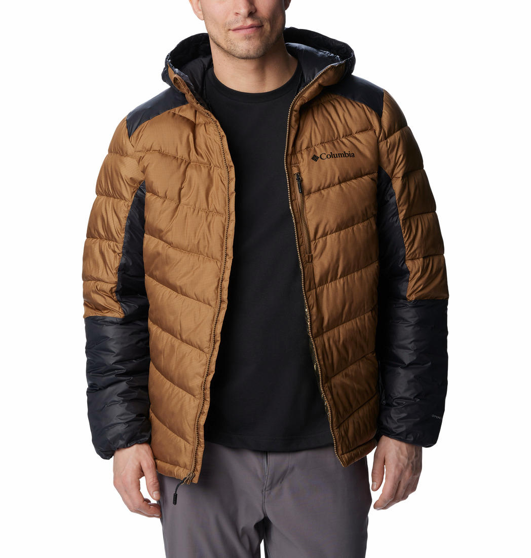Columbia Men Brown Labyrinth Loop Hooded Jacket