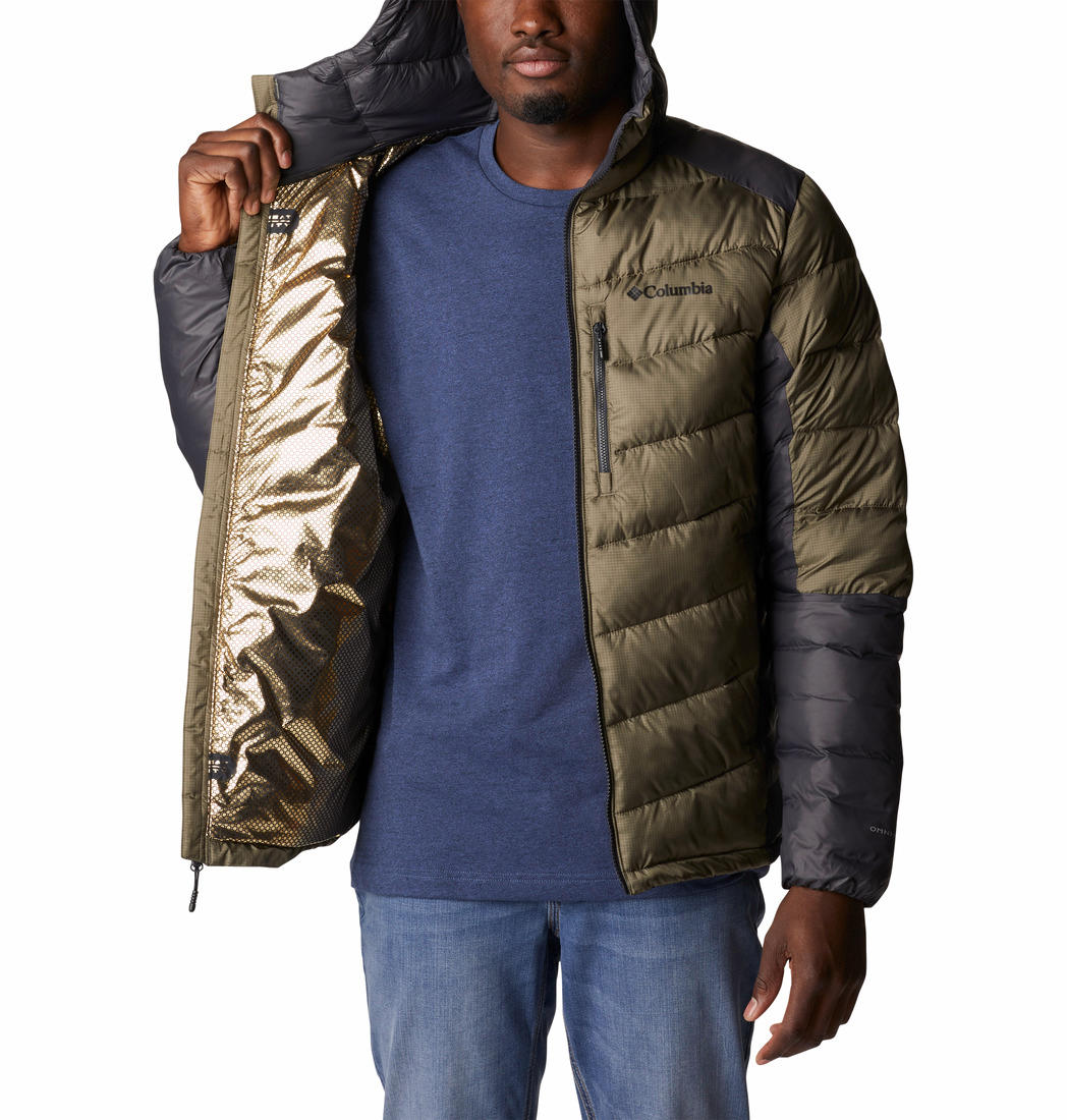 Columbia Men Green Labyrinth Loop Hooded Jacket