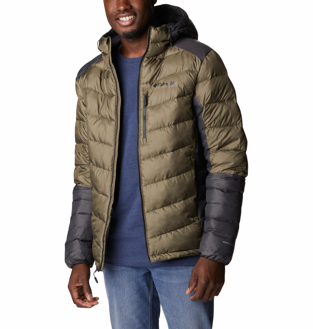Columbia Men Green Labyrinth Loop Hooded Jacket