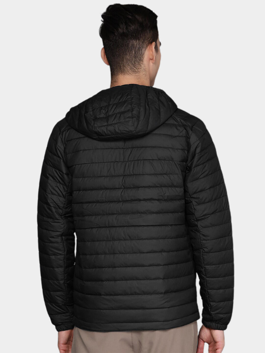 Columbia Men Black Silver Falls Hooded Jacket