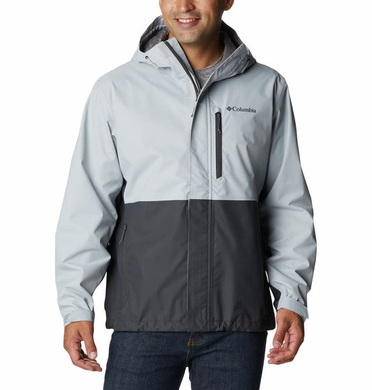 Columbia Men Grey Hikebound Rain Jacket