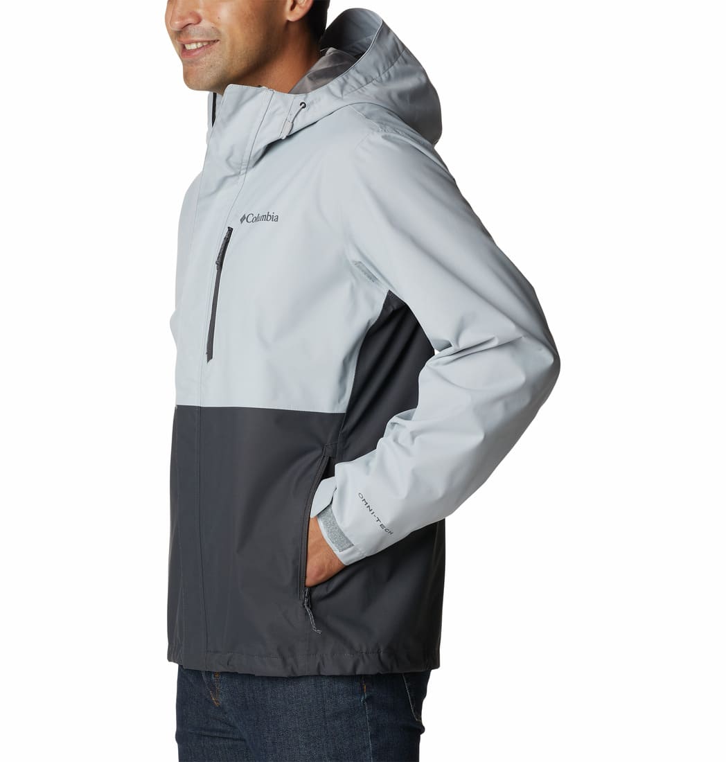Columbia Men Grey Hikebound Rain Jacket