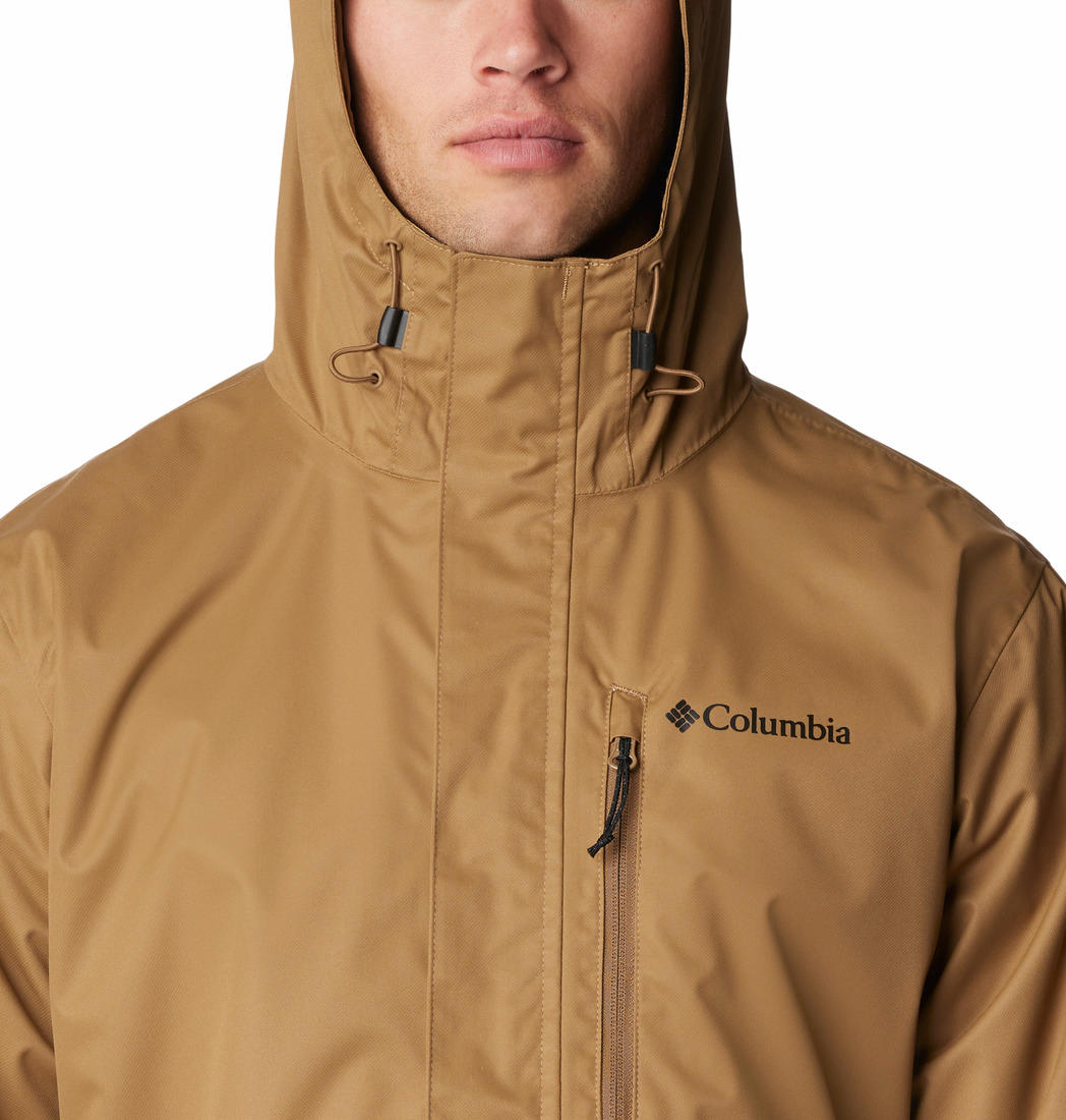 Columbia Men Brown Hikebound Rain Jacket