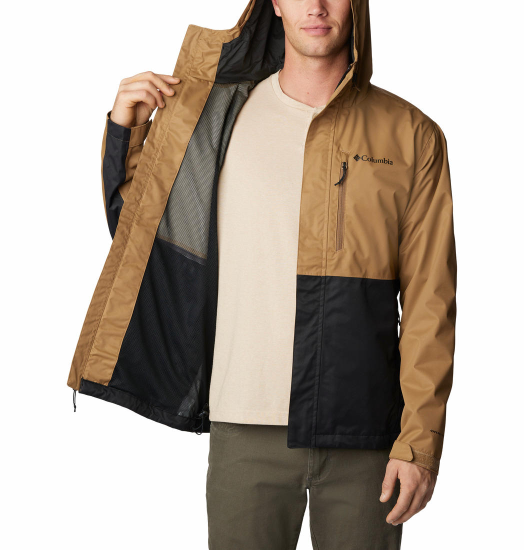 Columbia Men Brown Hikebound Rain Jacket