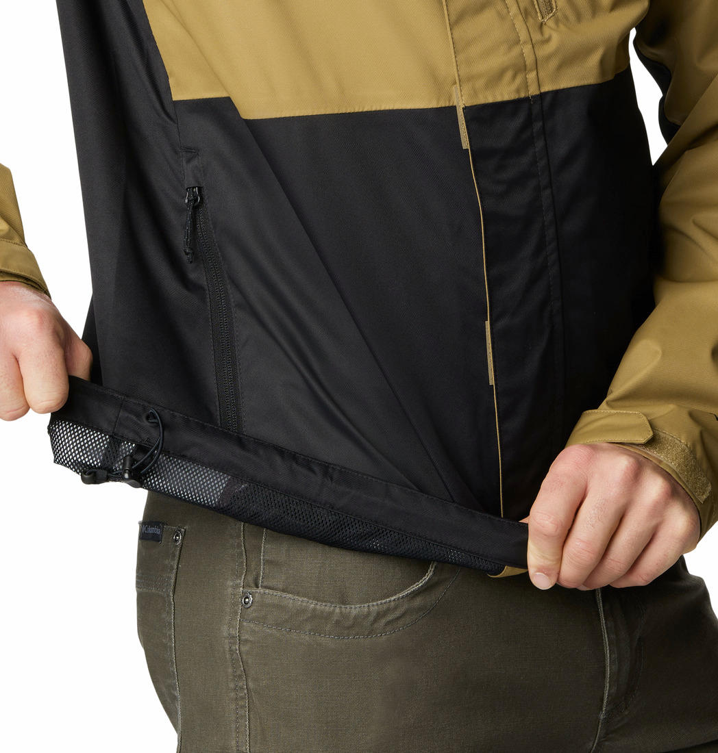 Columbia Men Brown Hikebound Rain Jacket