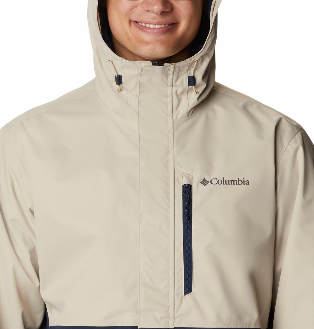 Columbia Men Beige Hikebound Rain Jacket