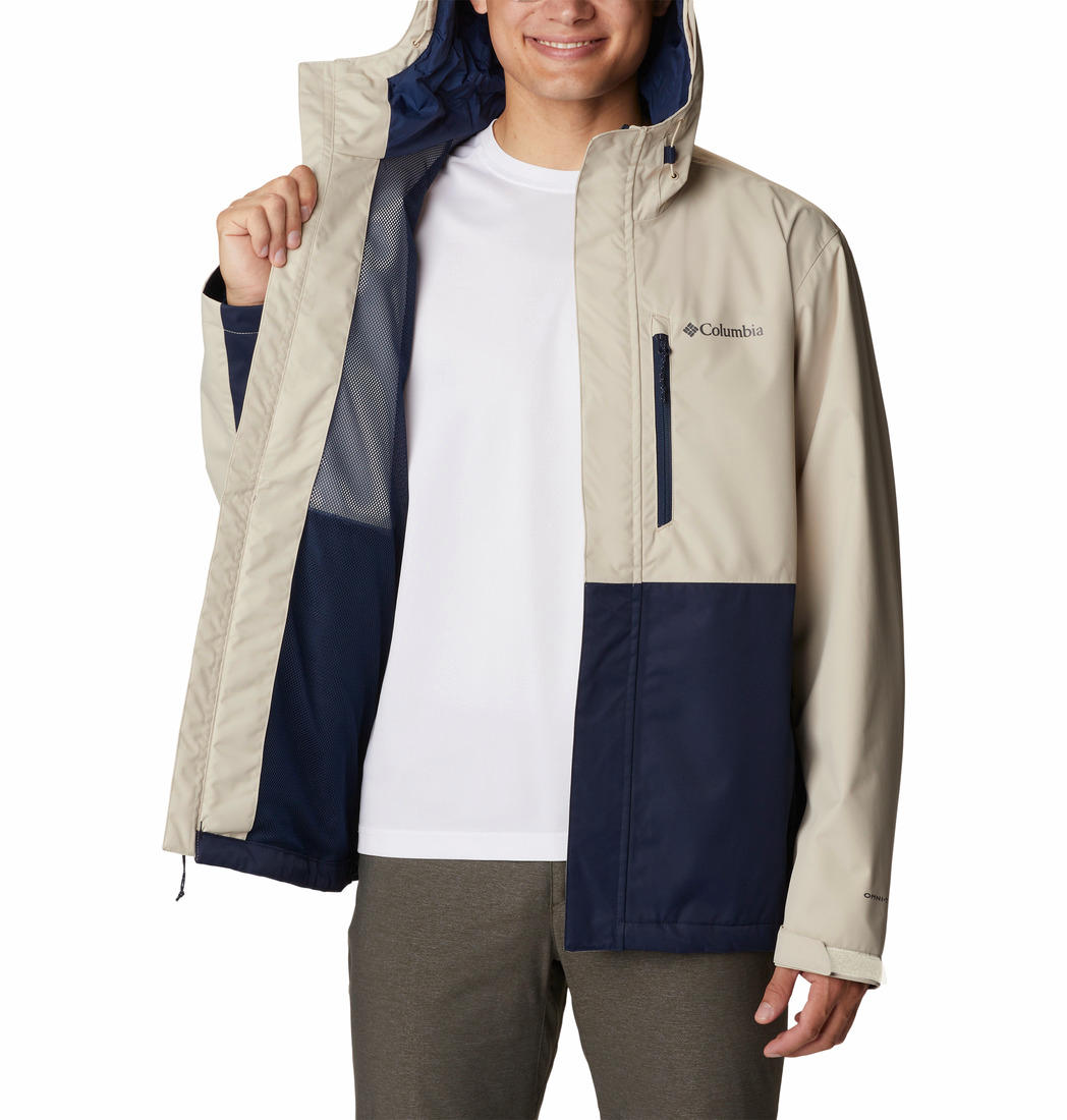 Columbia Men Beige Hikebound Rain Jacket