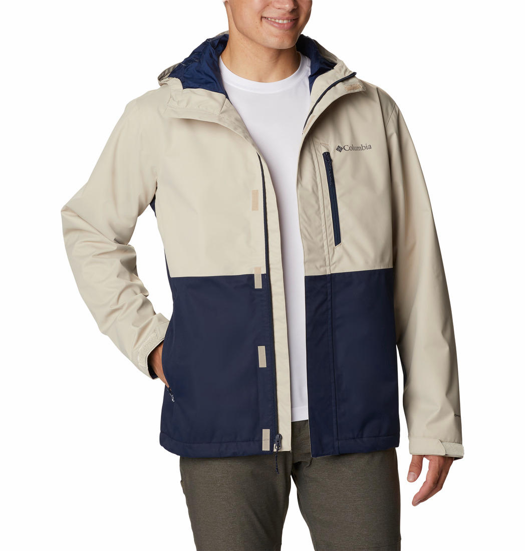 Columbia Men Beige Hikebound Rain Jacket