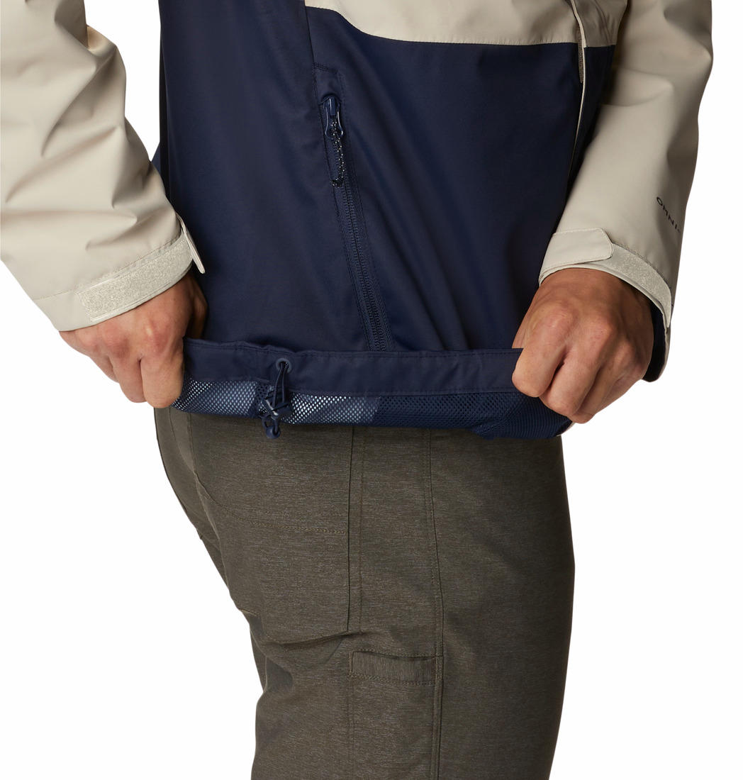 Columbia Men Beige Hikebound Rain Jacket