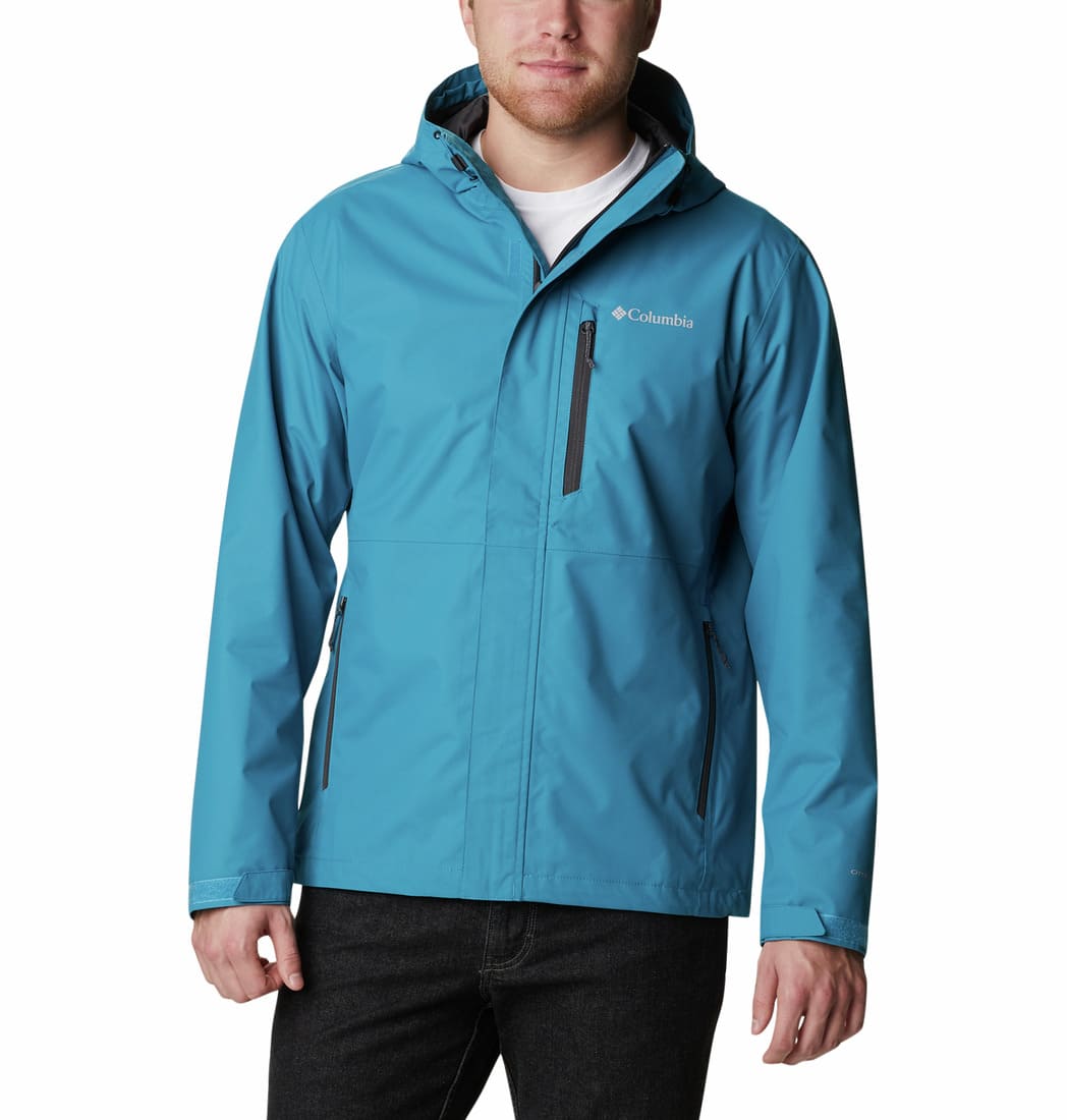 Columbia Men Blue Hikebound Rain Jacket