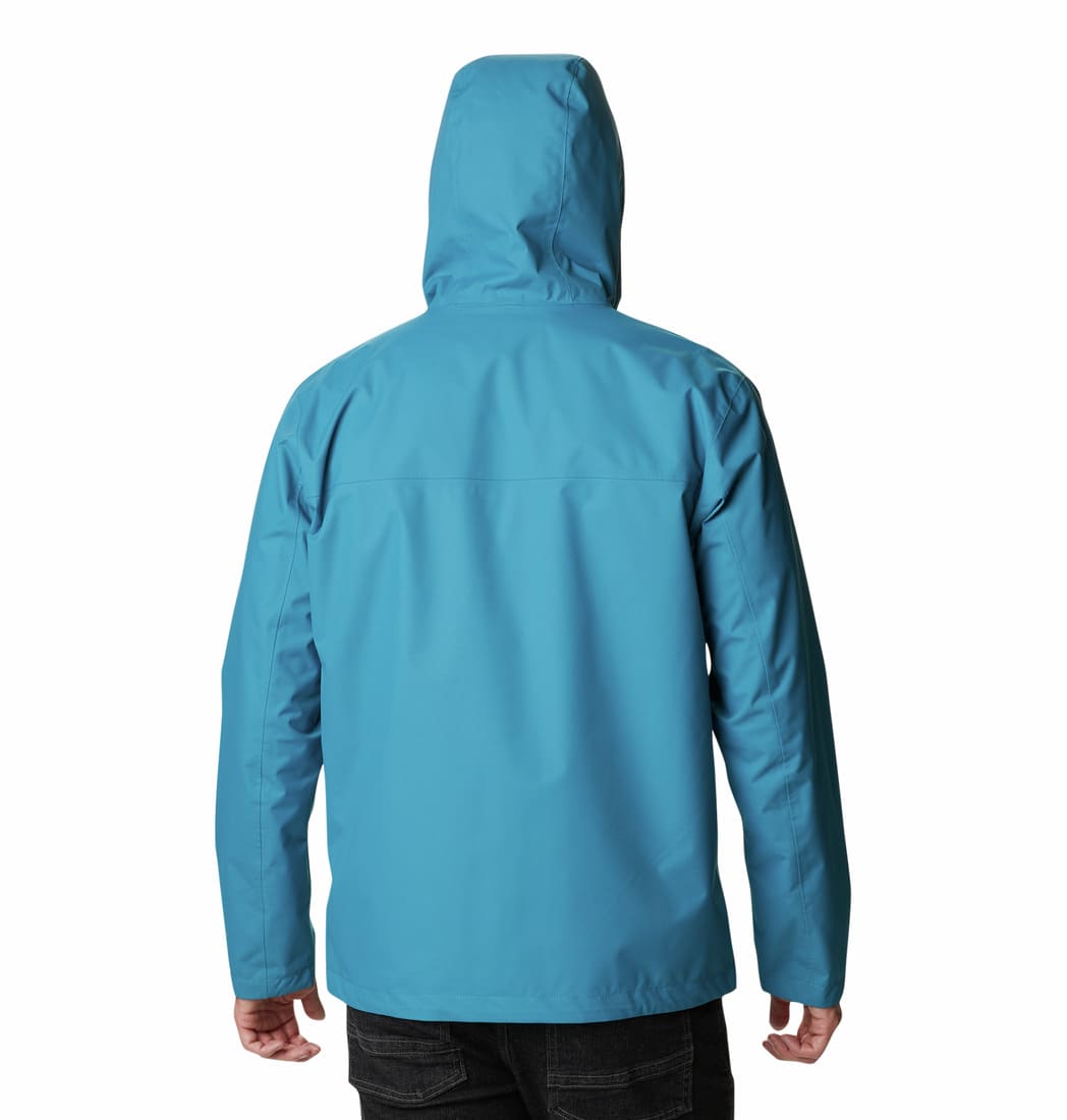 Columbia Men Blue Hikebound Rain Jacket