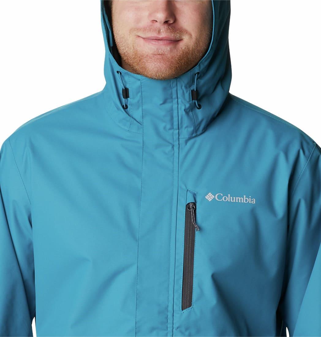 Columbia Men Blue Hikebound Rain Jacket