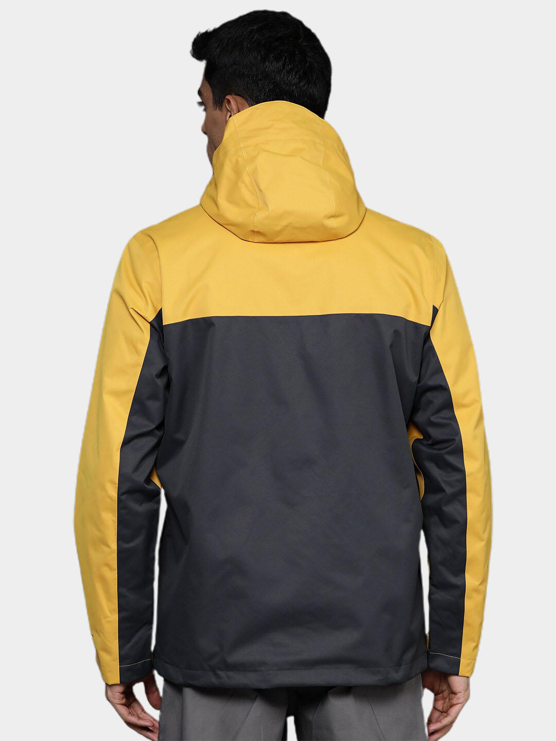 Columbia Men Yellow Hikebound Rain Jacket