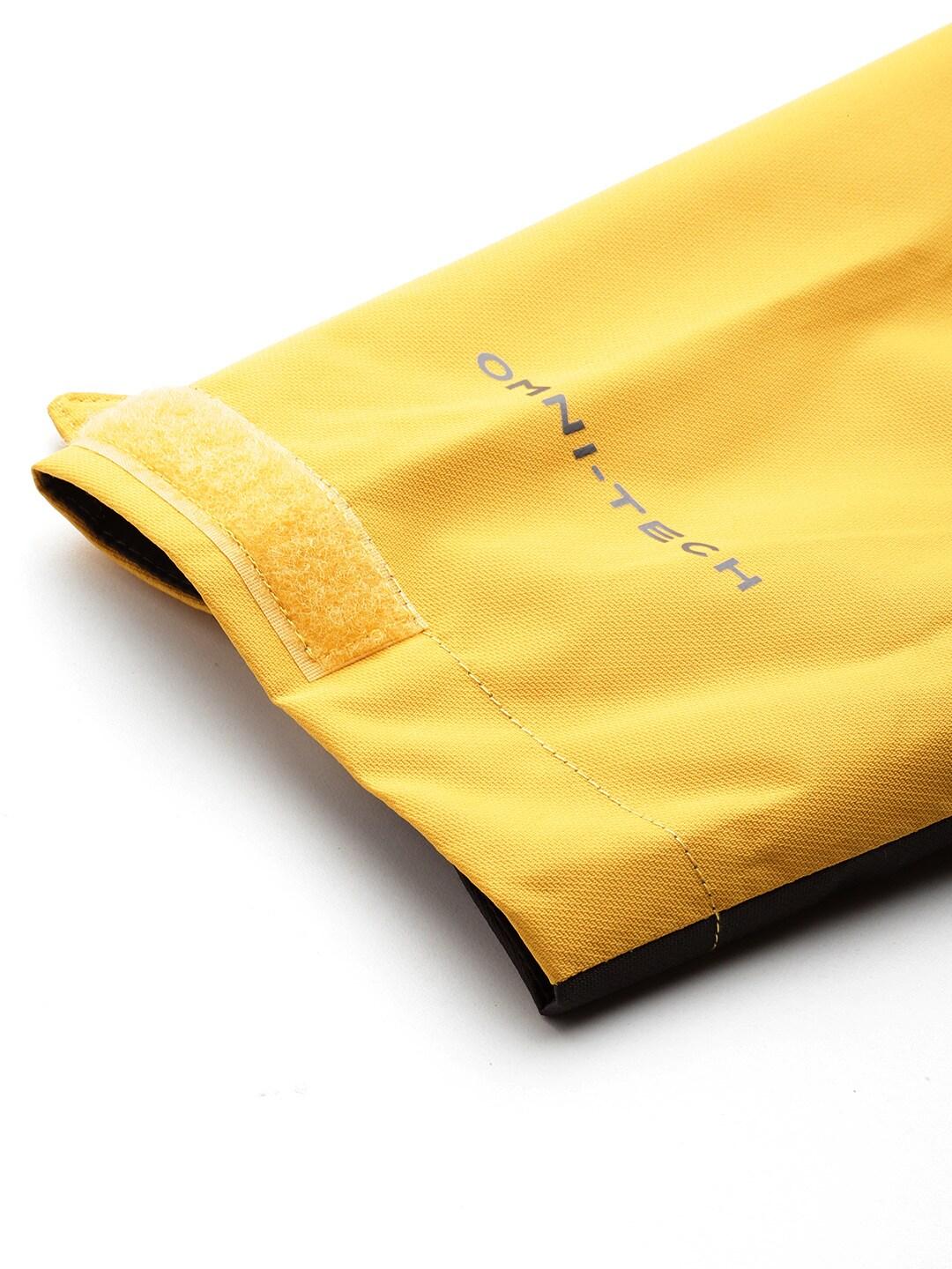 Columbia Men Yellow Hikebound Rain Jacket
