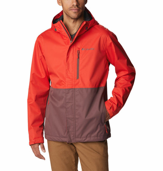 Columbia Men Orange Hikebound Rain Jacket