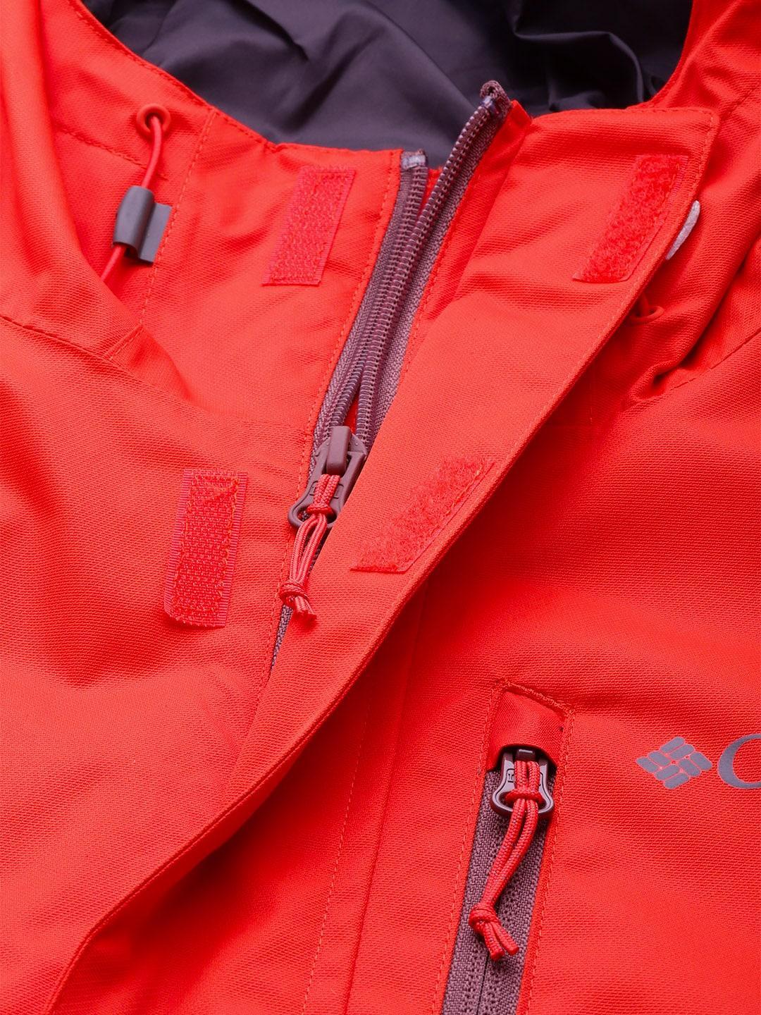 Columbia Men Orange Hikebound Rain Jacket