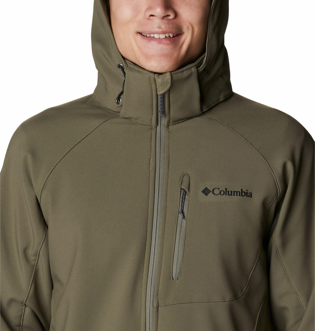 Columbia Mens Green Cascade Ridge III Softshell Jacket