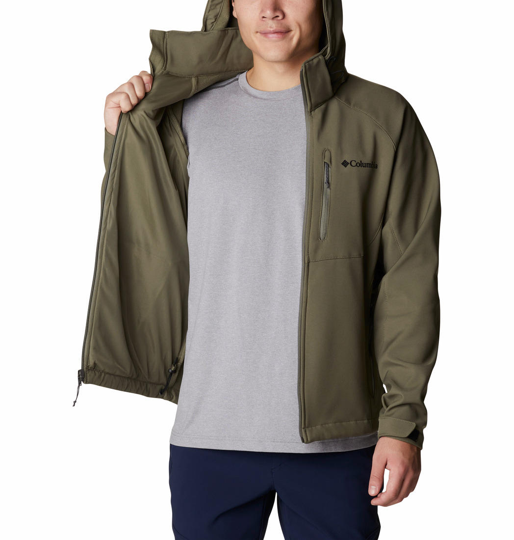Columbia Mens Green Cascade Ridge III Softshell Jacket