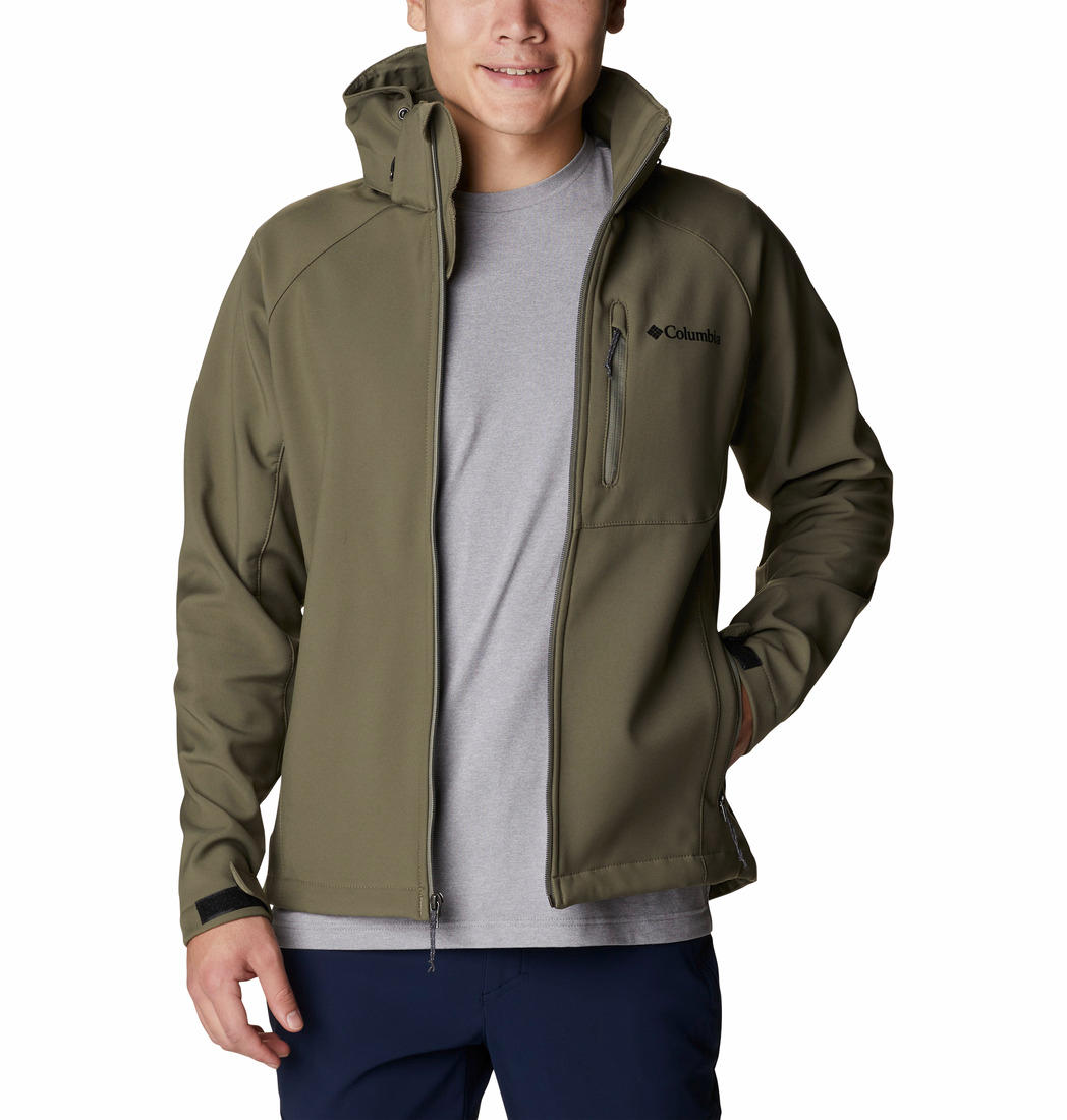 Columbia Mens Green Cascade Ridge III Softshell Jacket