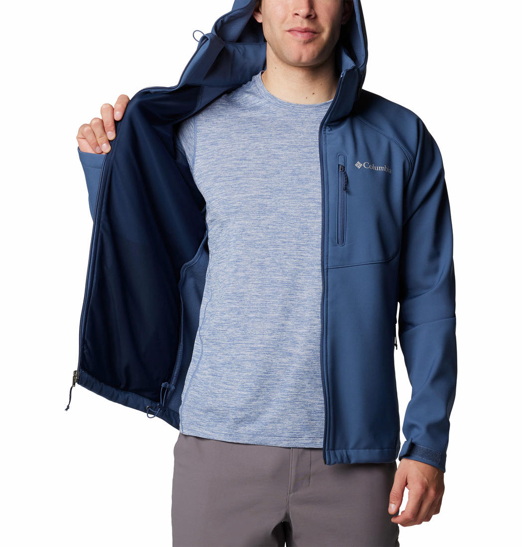Columbia Mens Blue Cascade Ridge III Softshell Jacket