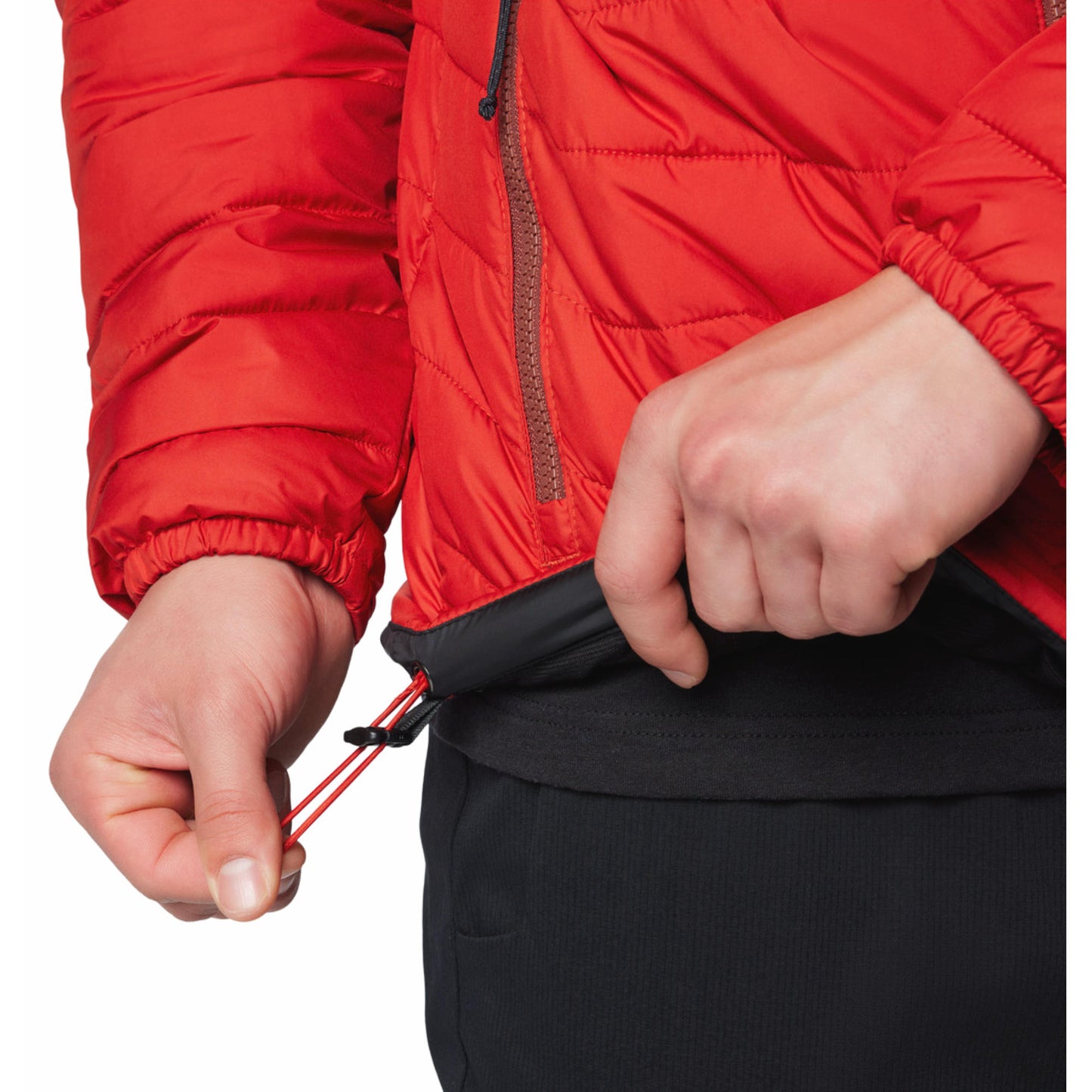 Columbia Men Red Omni-Heat Reflective Powder Lite II Down Jacket