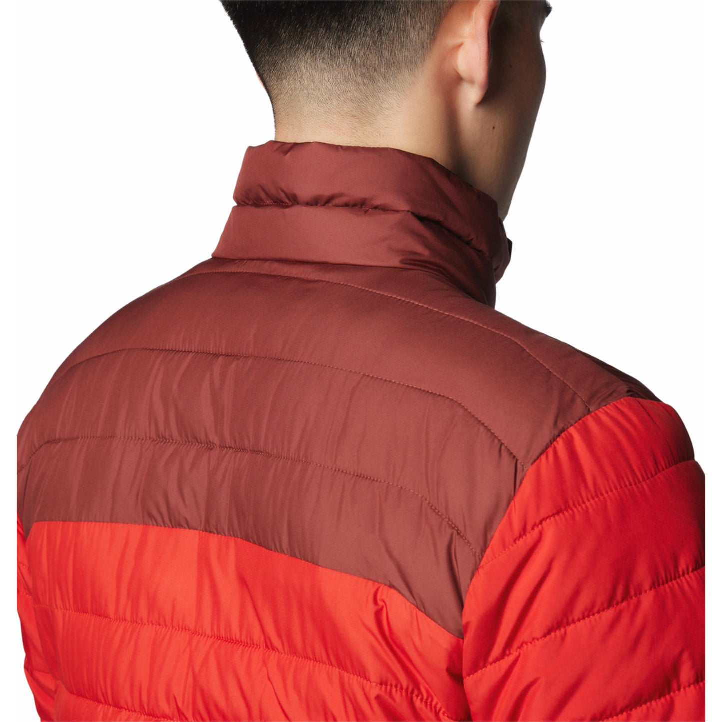 Columbia Men Red Omni-Heat Reflective Powder Lite II Down Jacket